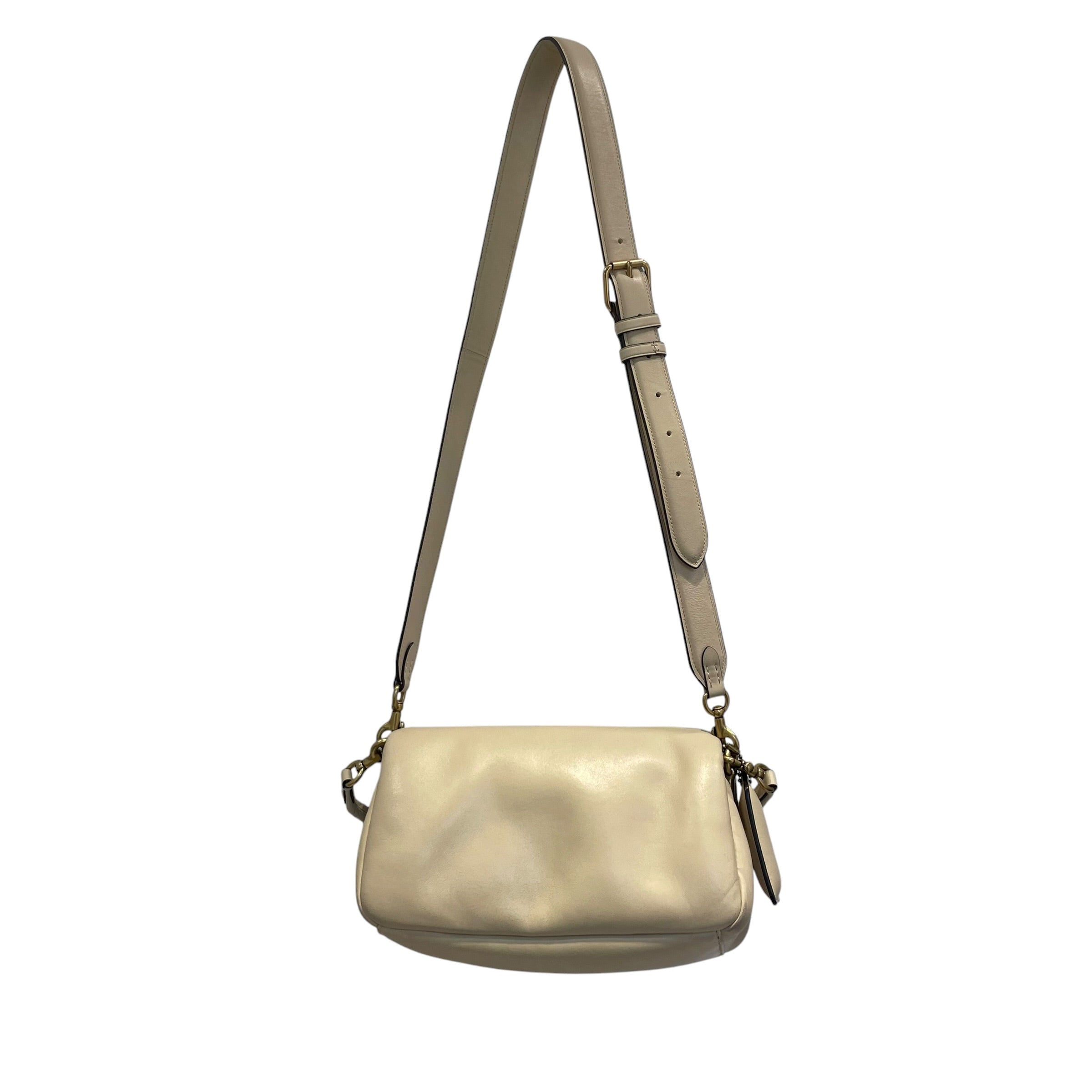COACH/Cross Body Bag/Leather/BEG/PLUSH/TAN W BRASS HARDWARE view 2