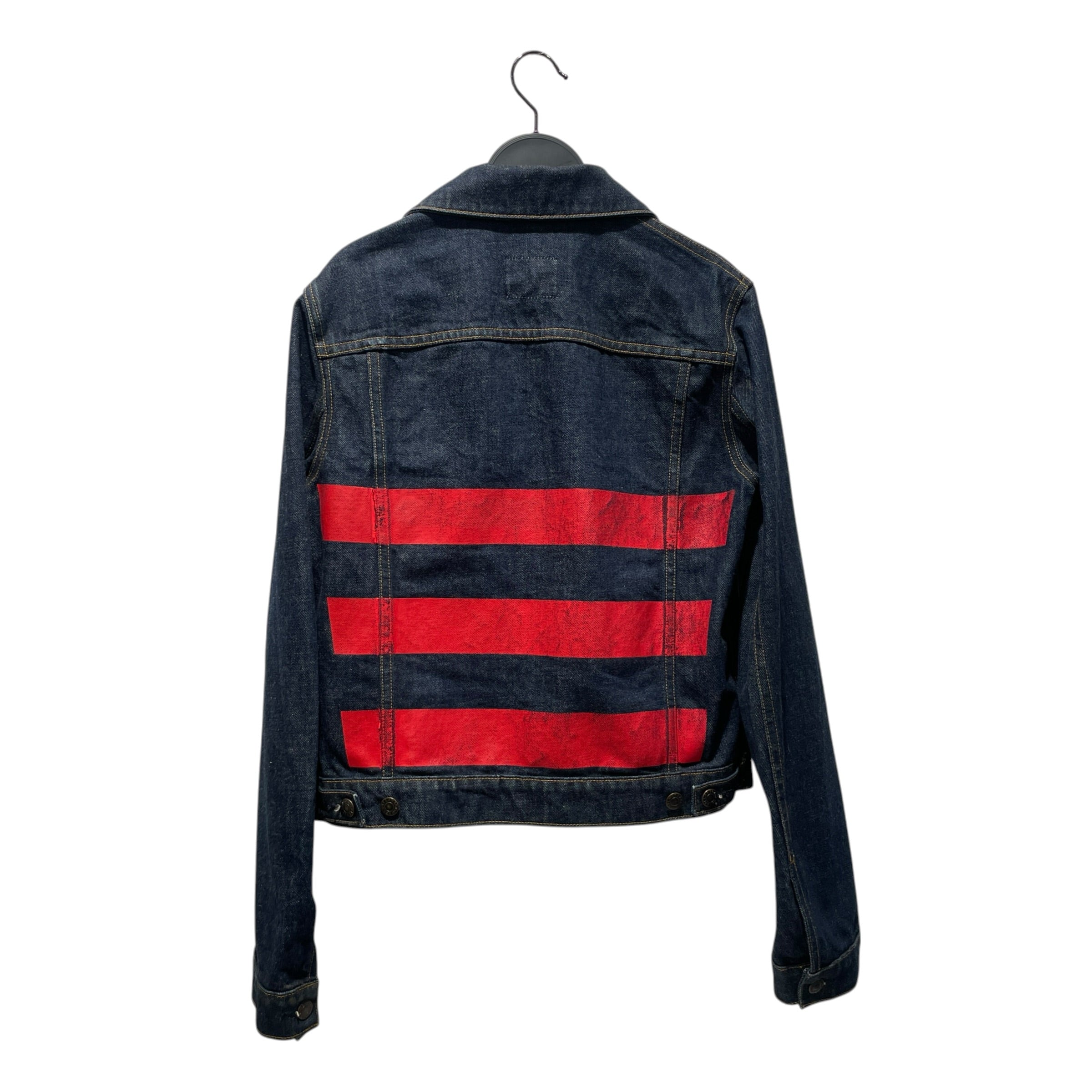 Helmut Lang/Denim Jkt/S/Denim/IDG/Stripe/ view 2