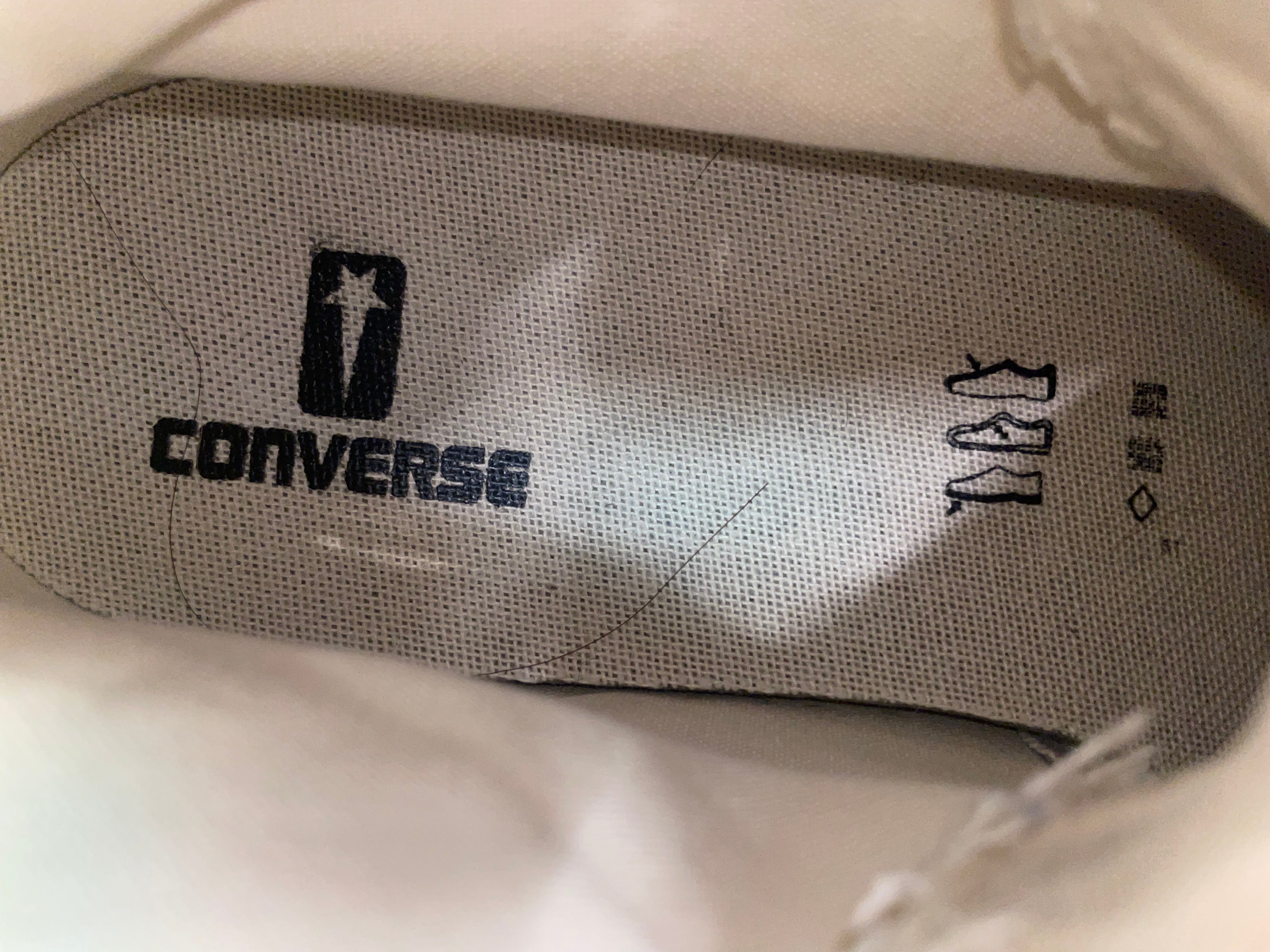 CONVERSE/Rick Owens/Hi-Sneakers/US 9.5/Cotton/WHT/rick/cnverse akl star view 5