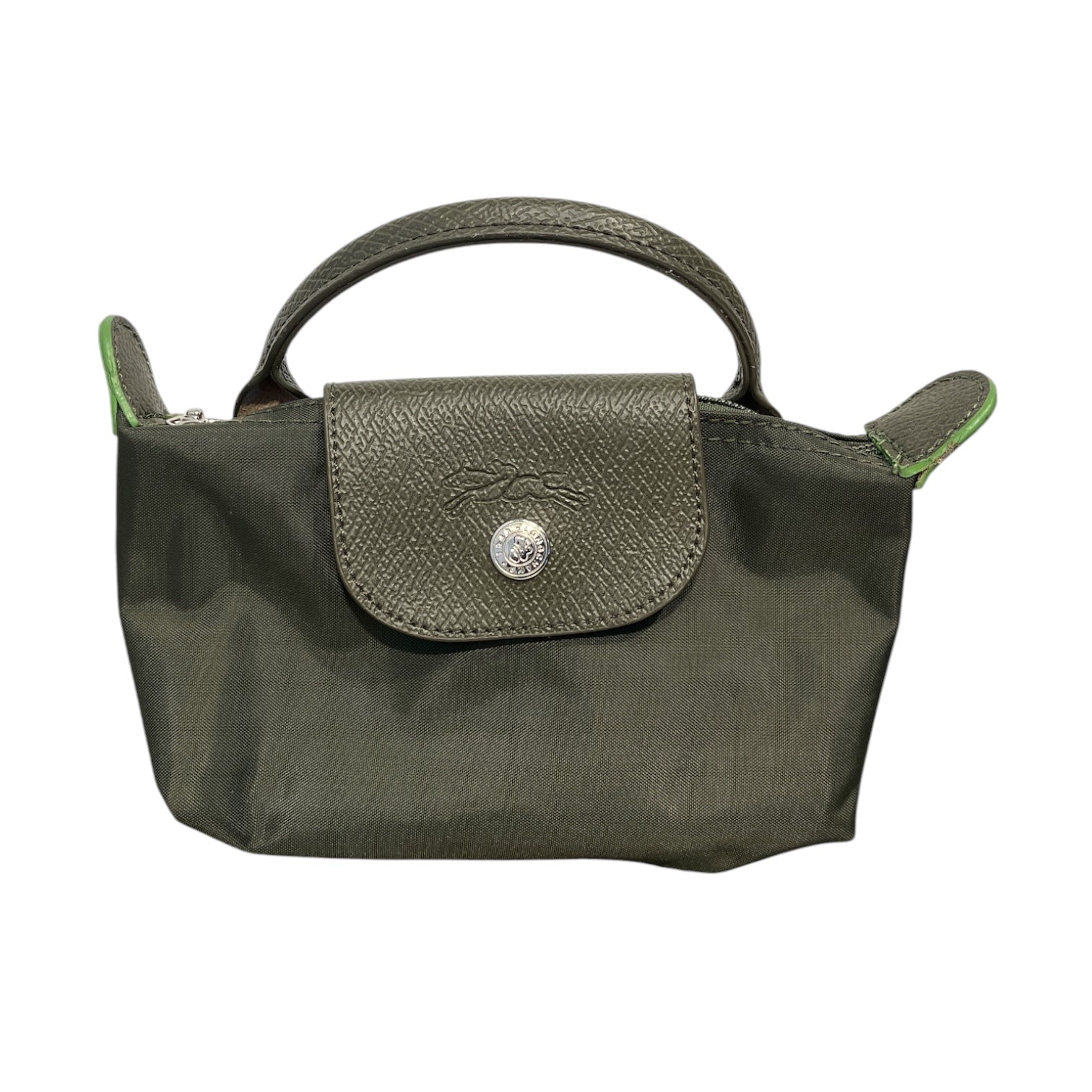 LONGCHAMP/Bag/GRN/Mini with gold view 1