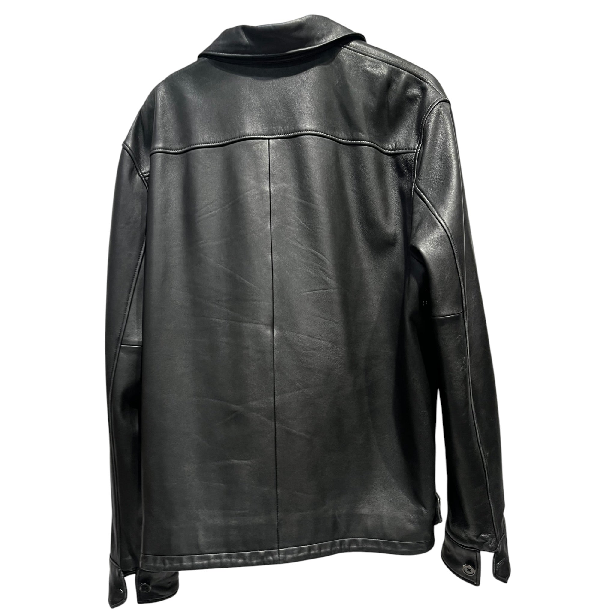 POLO RALPH LAUREN/Leather Jkt/XL/Leather/BLK/Black Horse Lambskin view 2