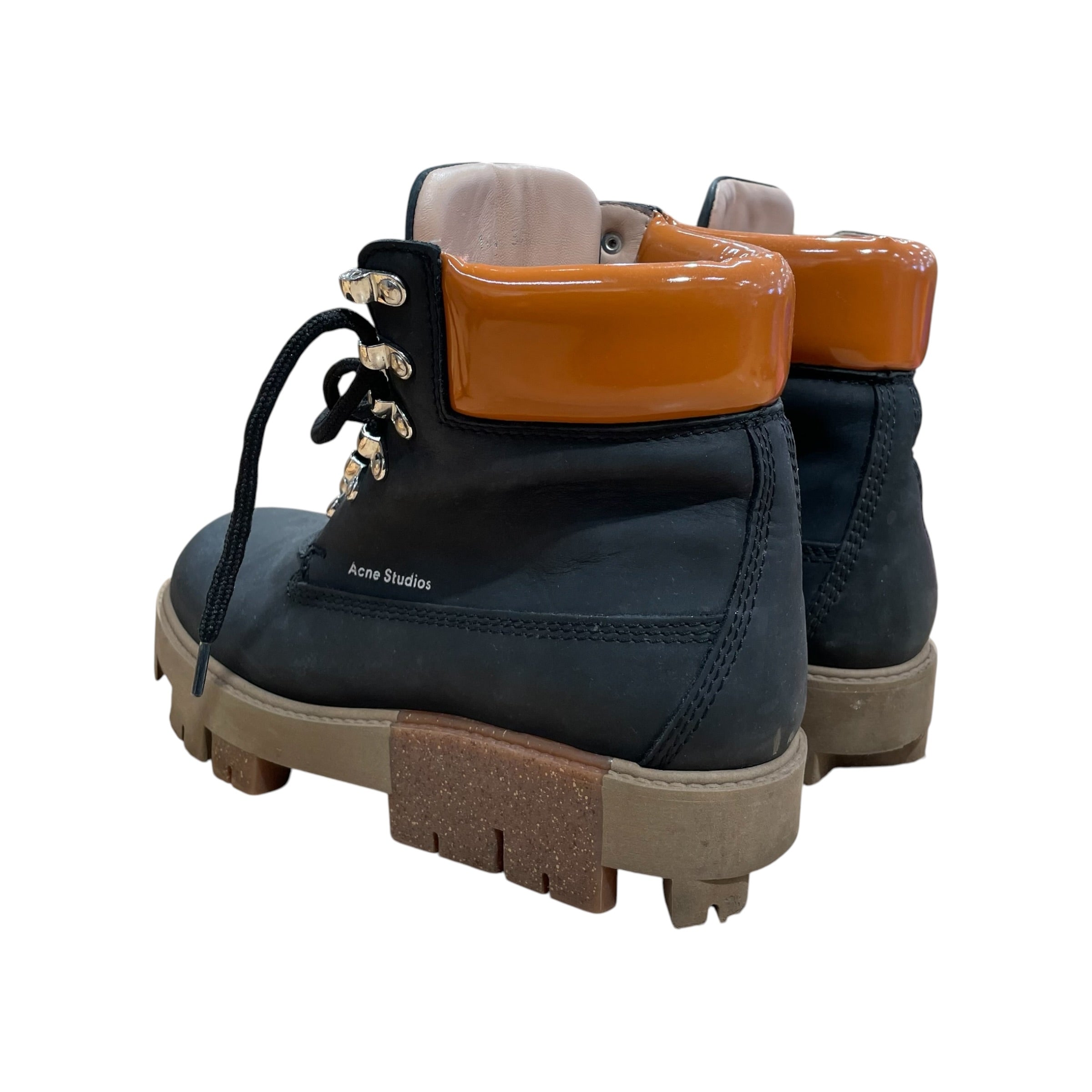 Acne Studios/Boots/EU 38/Leather/BLK/TELDE STYLE BLK/BGE BOOTS view 2