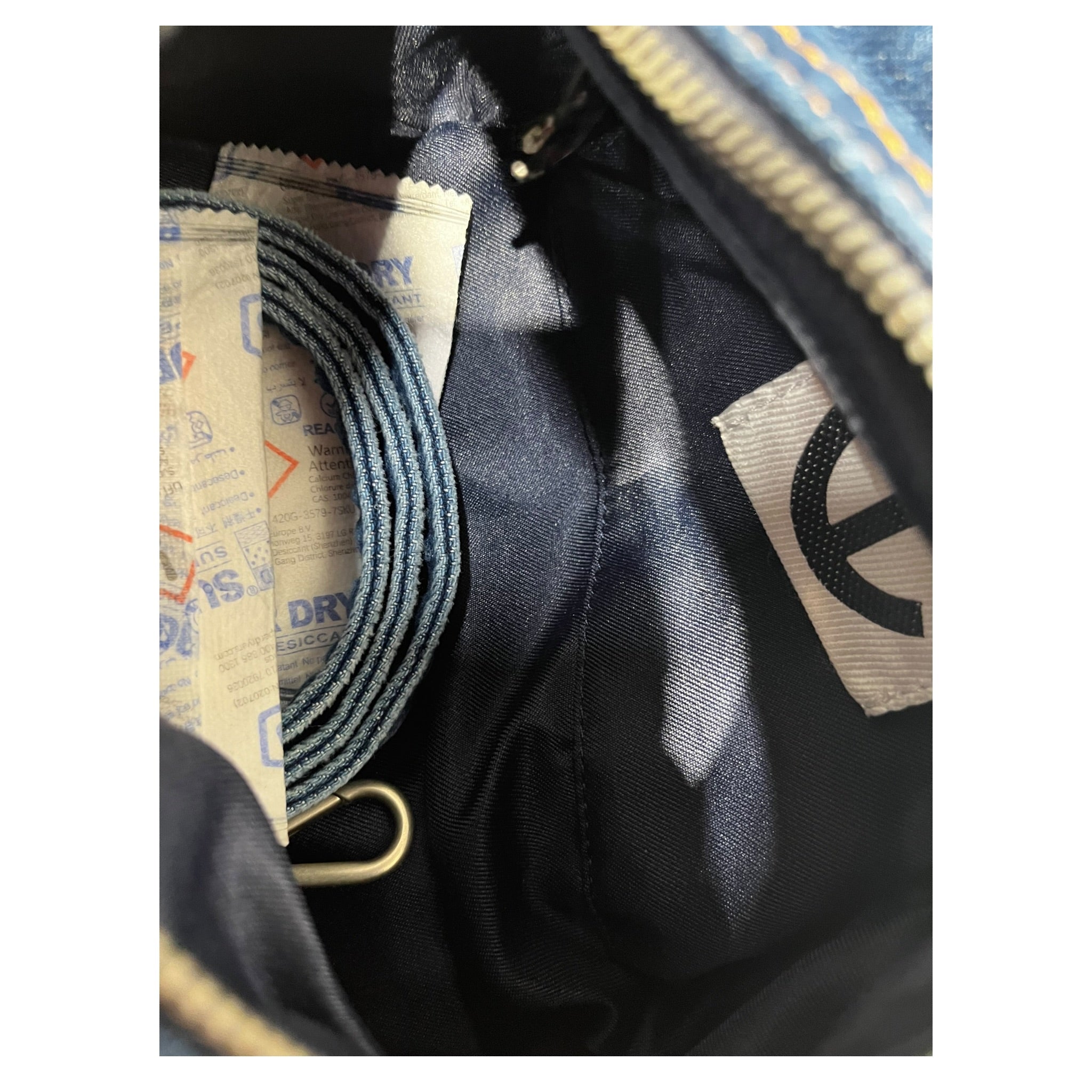 Telfar/Cross Body Bag/Denim/BLU/ROUND MED DUFFLE view 4