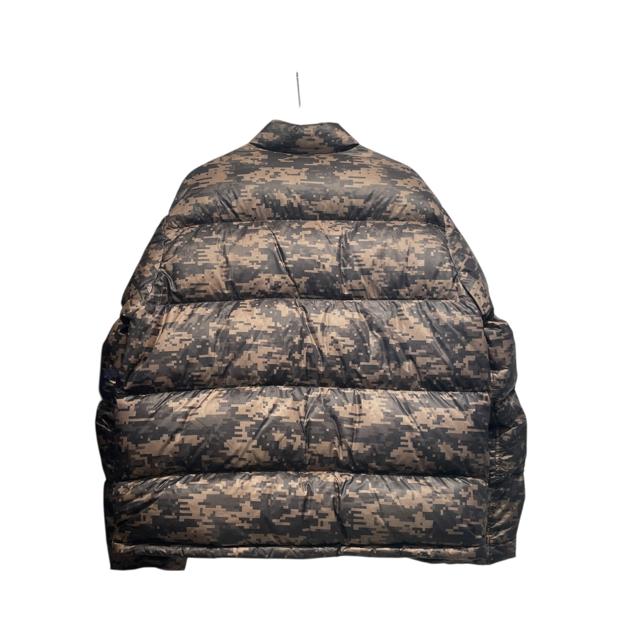 STUSSY/Puffer Jkt/L/Polyester/KHK/Camouflage/downgear/digi view 2