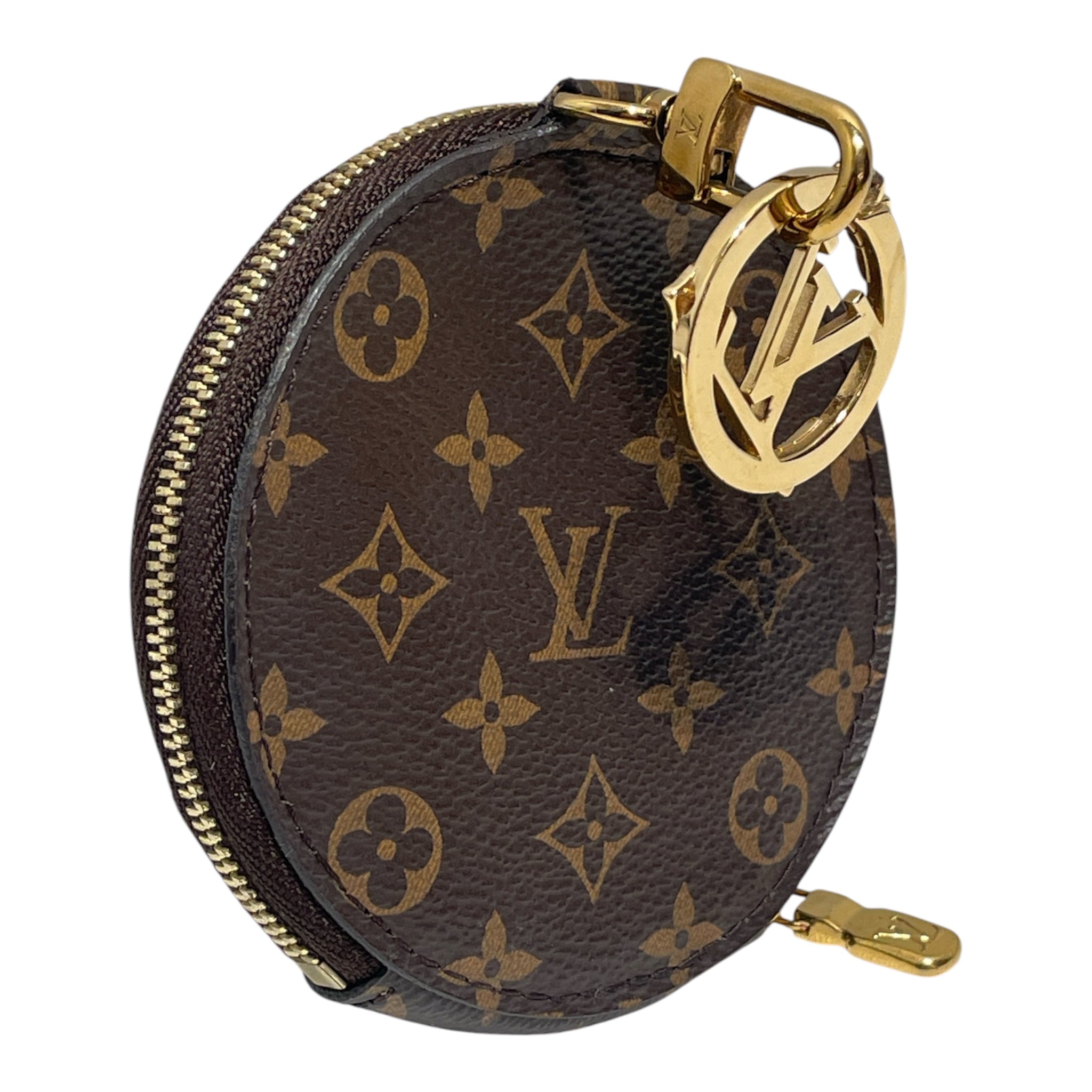 LOUIS VUITTON/Coin Wallet/Monogram/Leather/BRW/ view 2