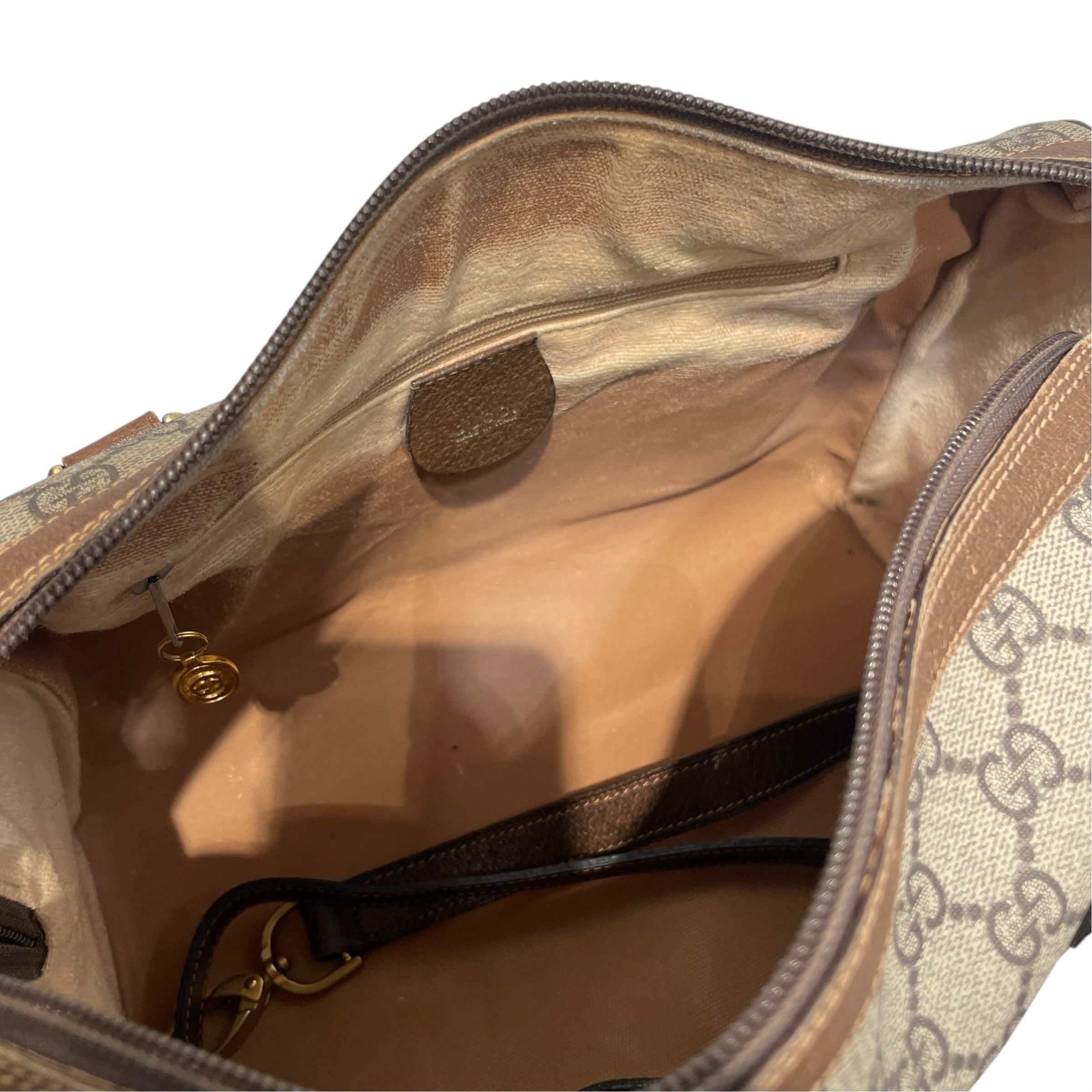 GUCCI/Boston Bag/Monogram/Leather/CML/GG Supreme 2 Way Bag view 7