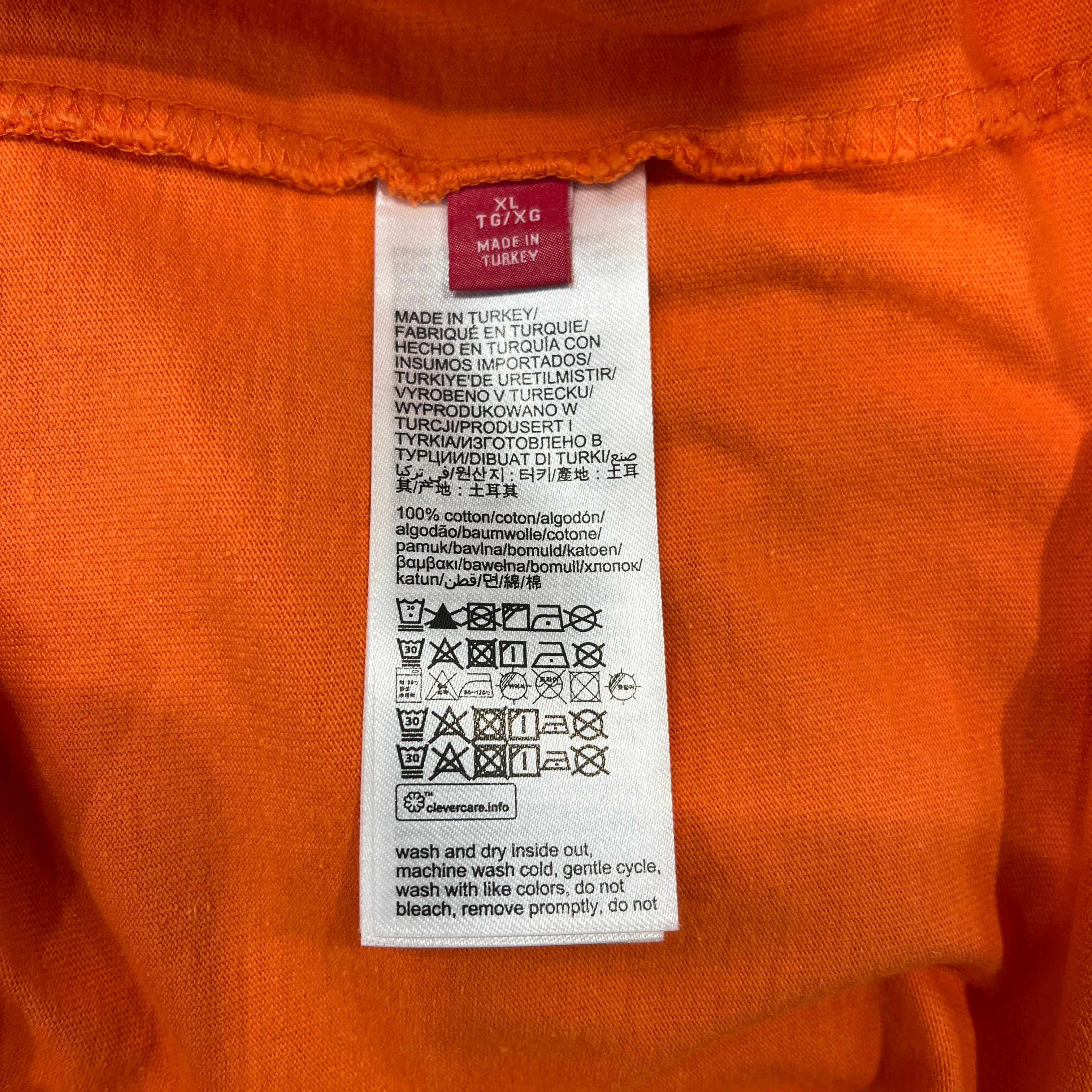 MARTINE ROSE/TOMMY HILFIGER/T-Shirt/XL/Cotton/ORN/"Care Free Dancing" view 4
