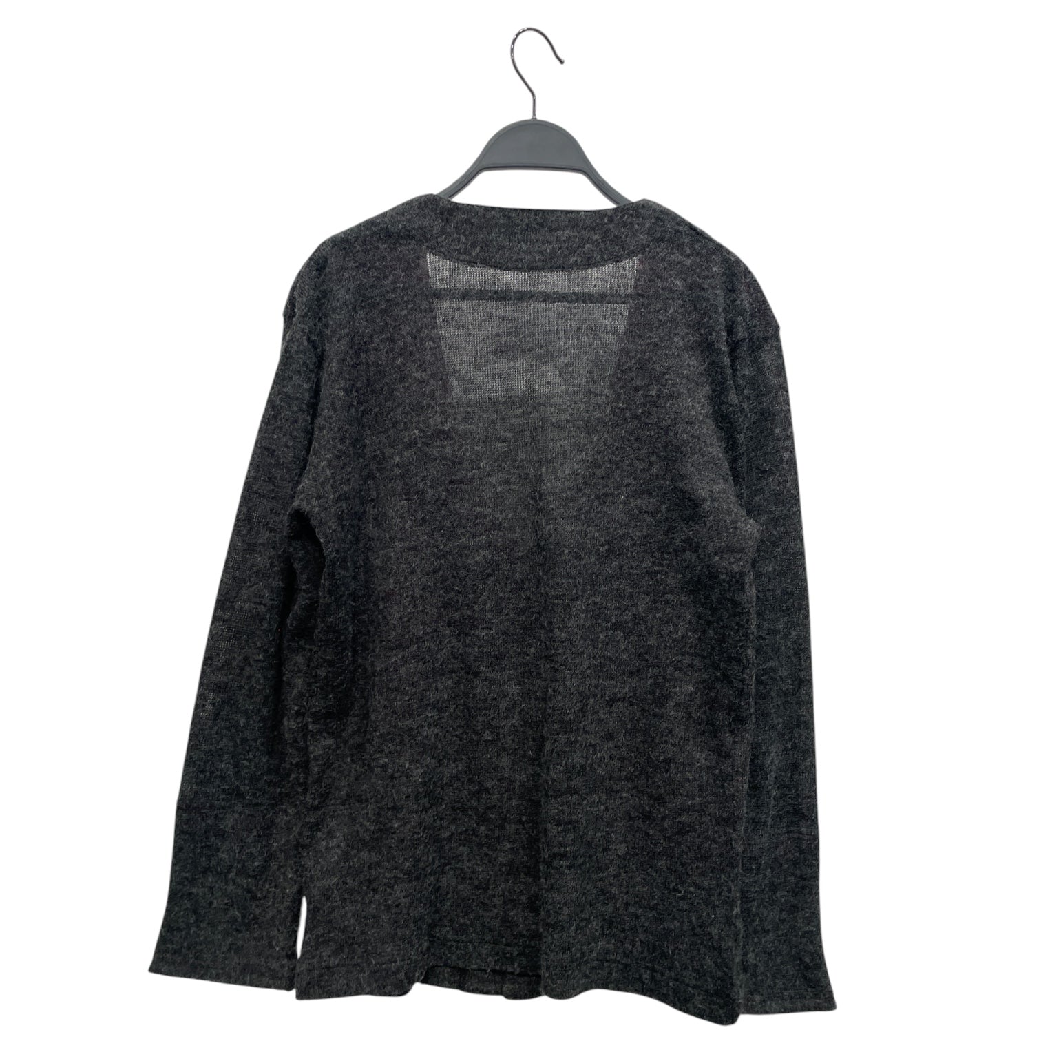 PPFM/Heavy Cardigan/L/Stripe/Wool/GRY/ view 2