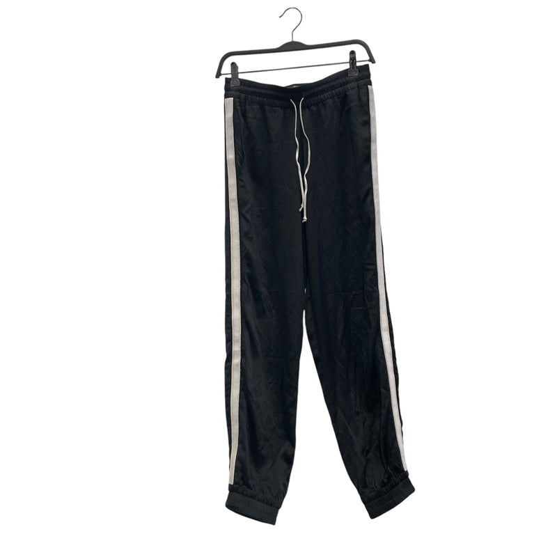 AMIRI/Pants/M/Silk/BLK/WHITE LEATHER STRIPE DOWN SIDE