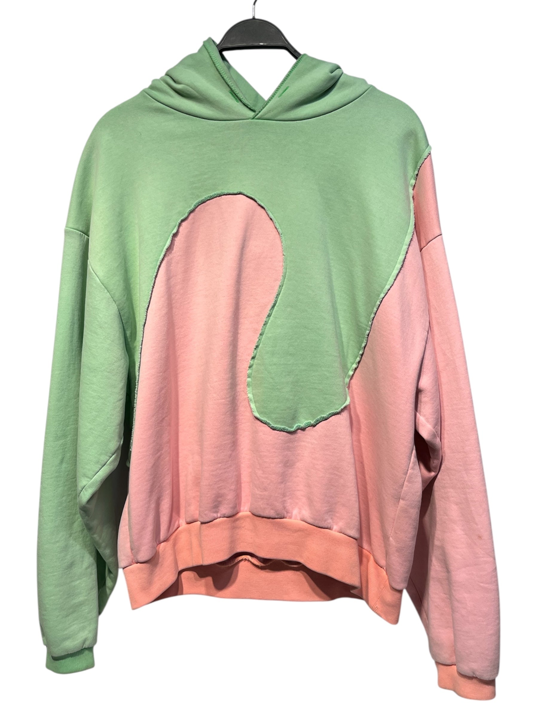 ERL/Hoodie/L/Cotton/MLT/SWIRL HOODIE (PINK & GREEN) view 1