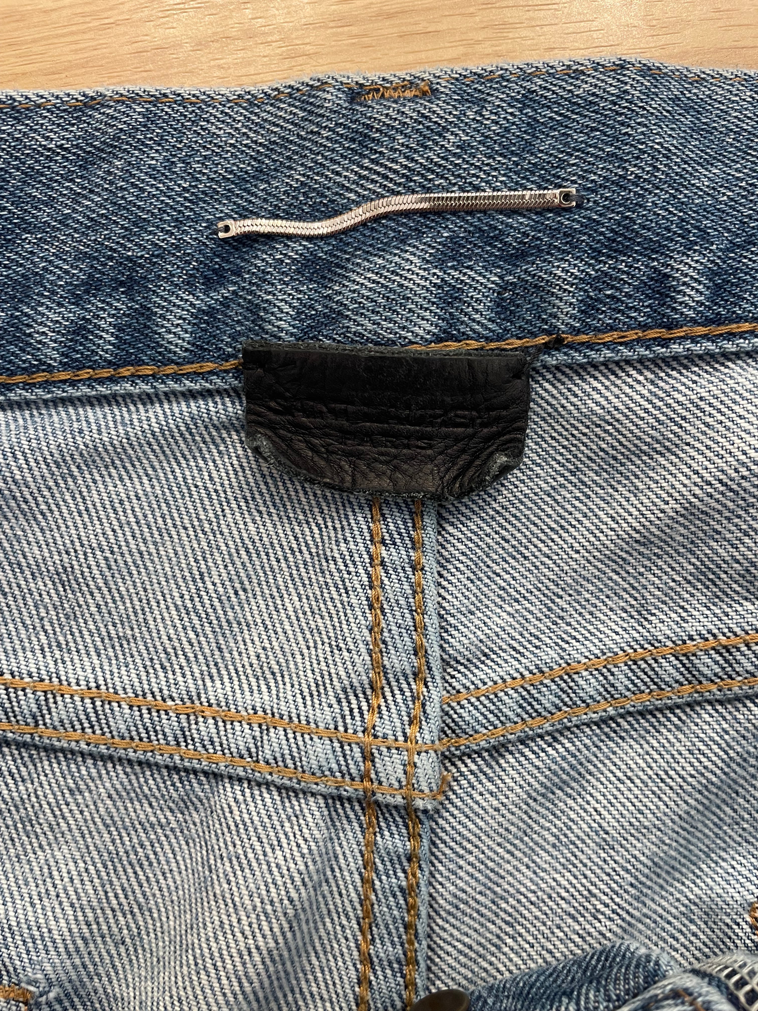 SAINT LAURENT/Straight Pants/33/Denim/BLU/LIGHT WASH DENIM JEANS view 3