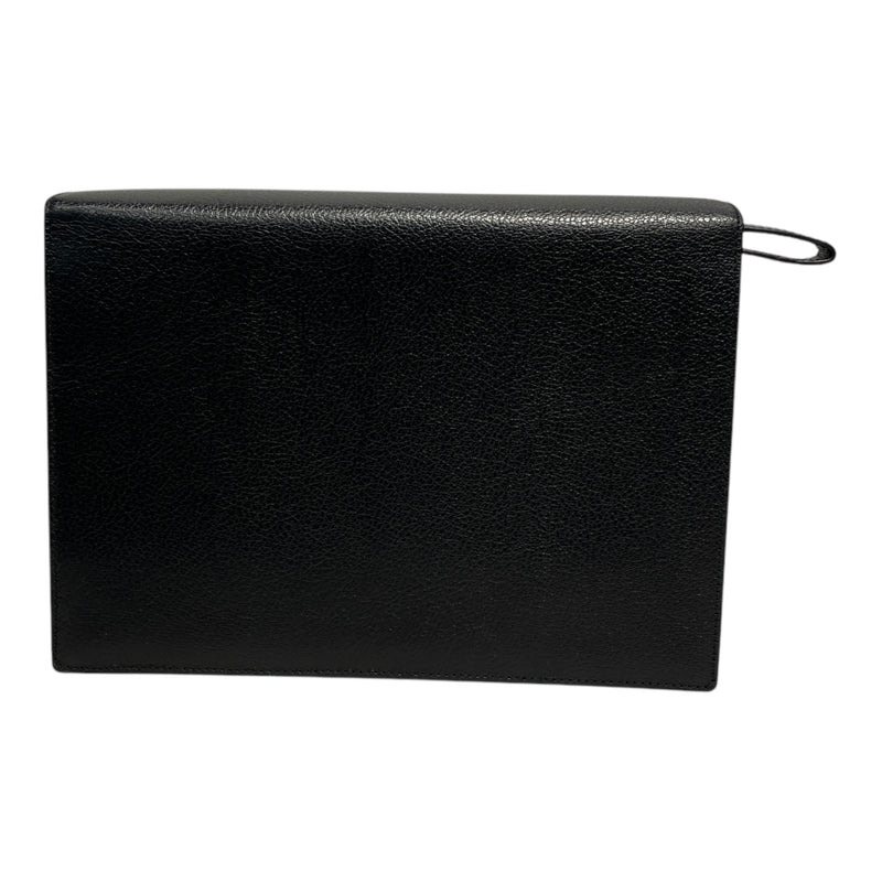 Salvatore Ferragamo/Clutch Bag/OS/Leather/BLK/CLUTCH BRIEFCASE