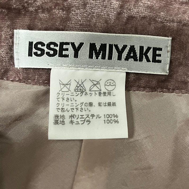 ISSEY MIYAKE/Long Skirt/2/Velour/PNK/