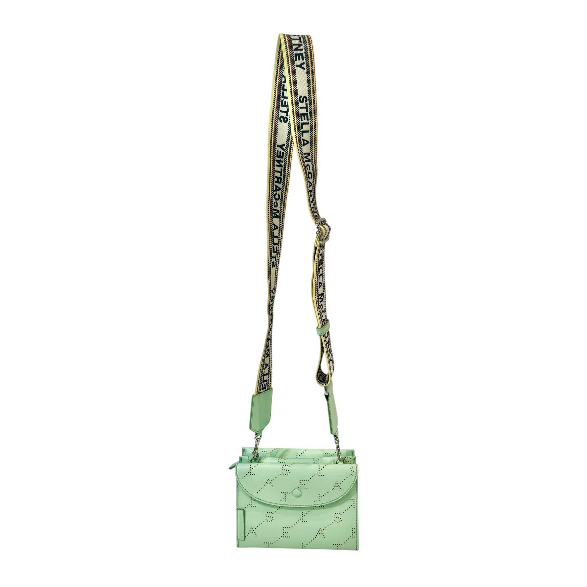 STELLAMcCARTNEY/Cross Body Bag/GRN/TWO WAY MONOGRAM UTILITY view 1