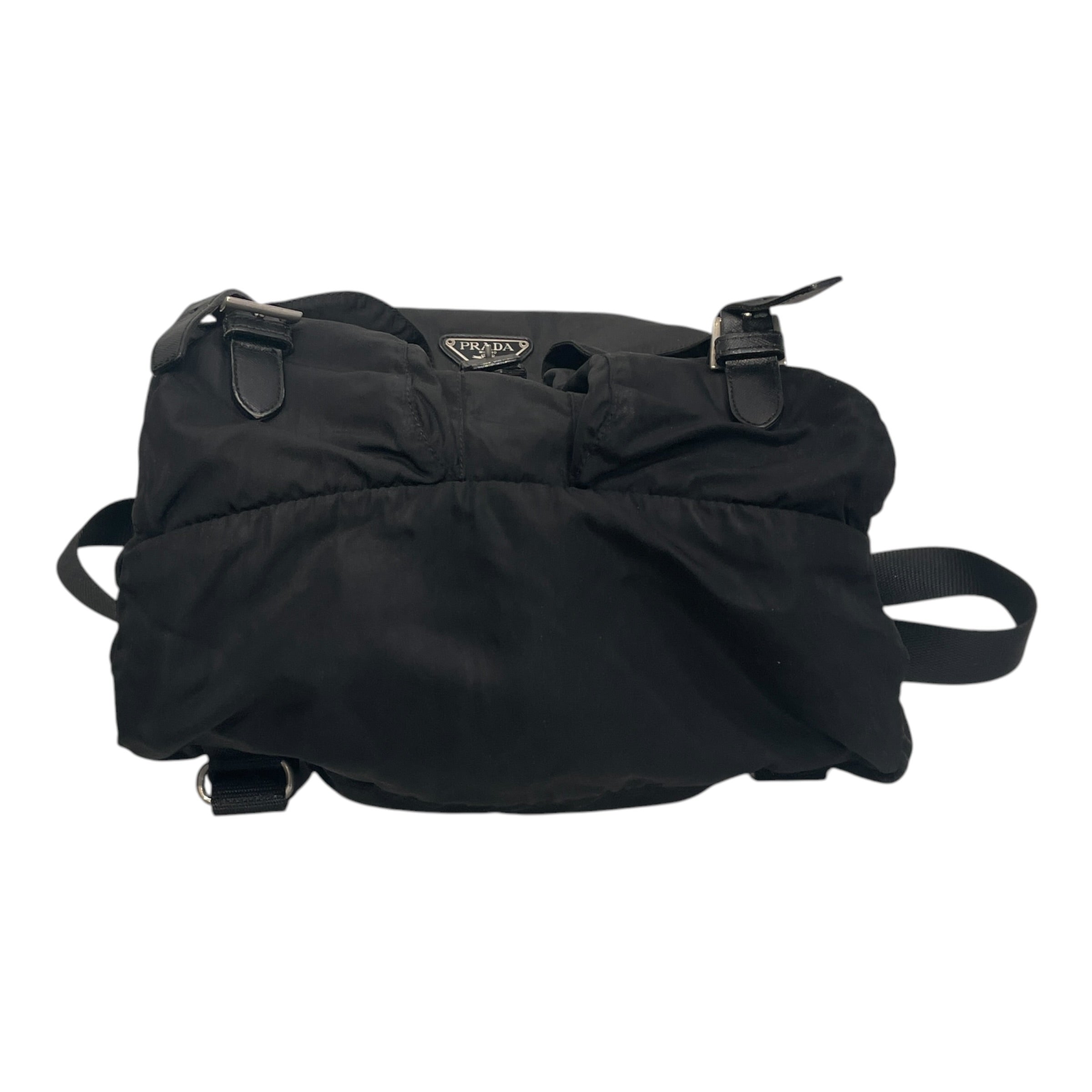 PRADA/Backpack/Nylon/BLK/VELA BACKPACK view 3