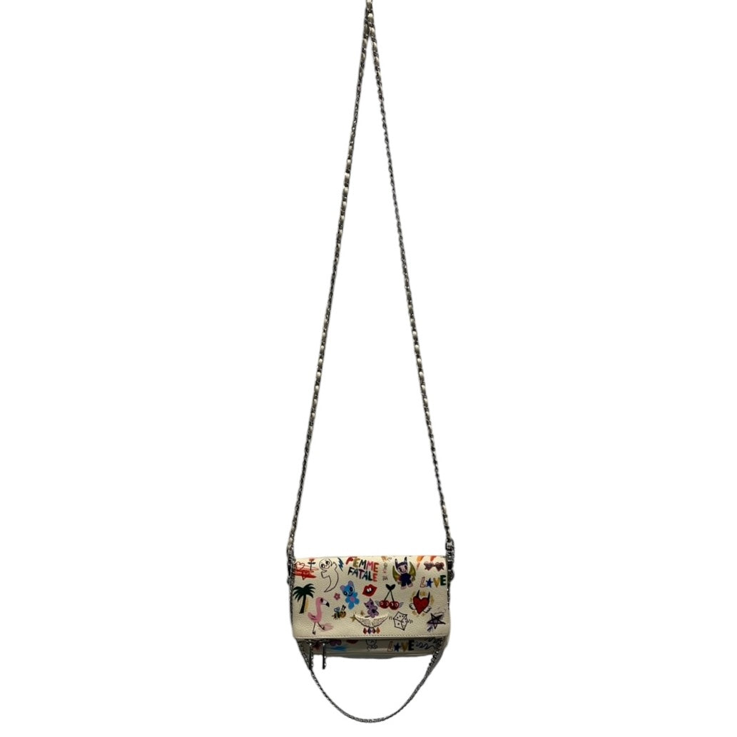 Zadig&Voltaire/Clutch Bag/Graphic/Leather/CRM/ view 1