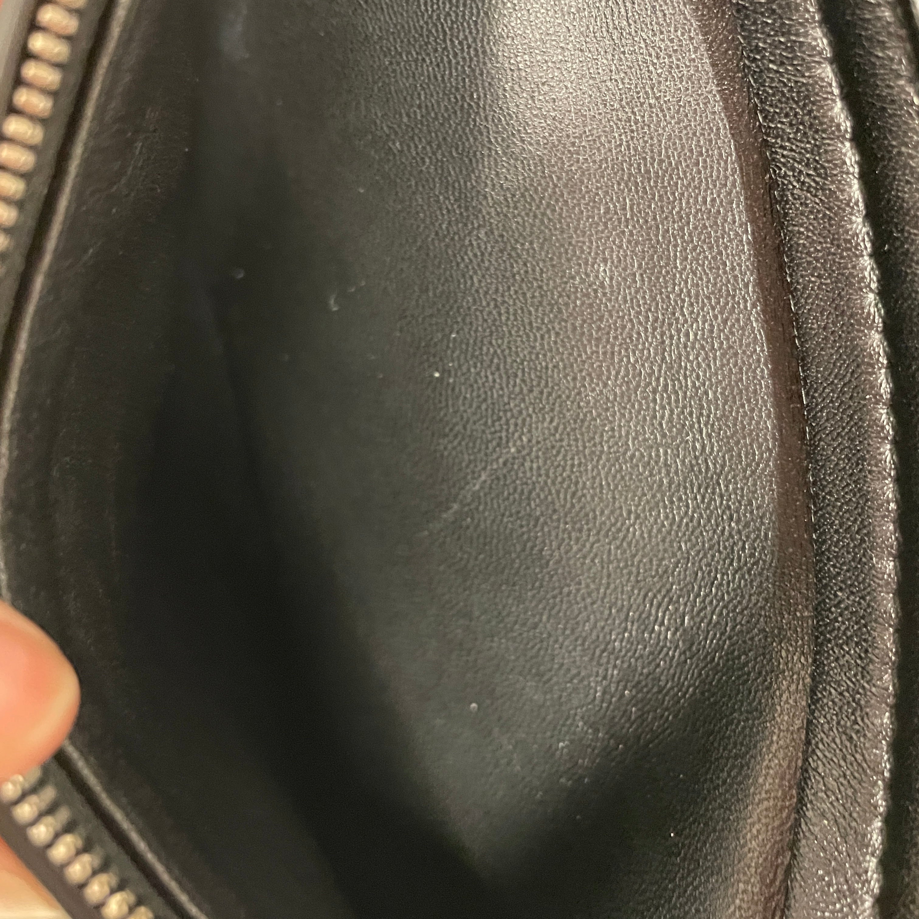 BALENCIAGA/Cross Body Bag/Monogram/BLK/Velvet/leather 551550 1000 X view 6