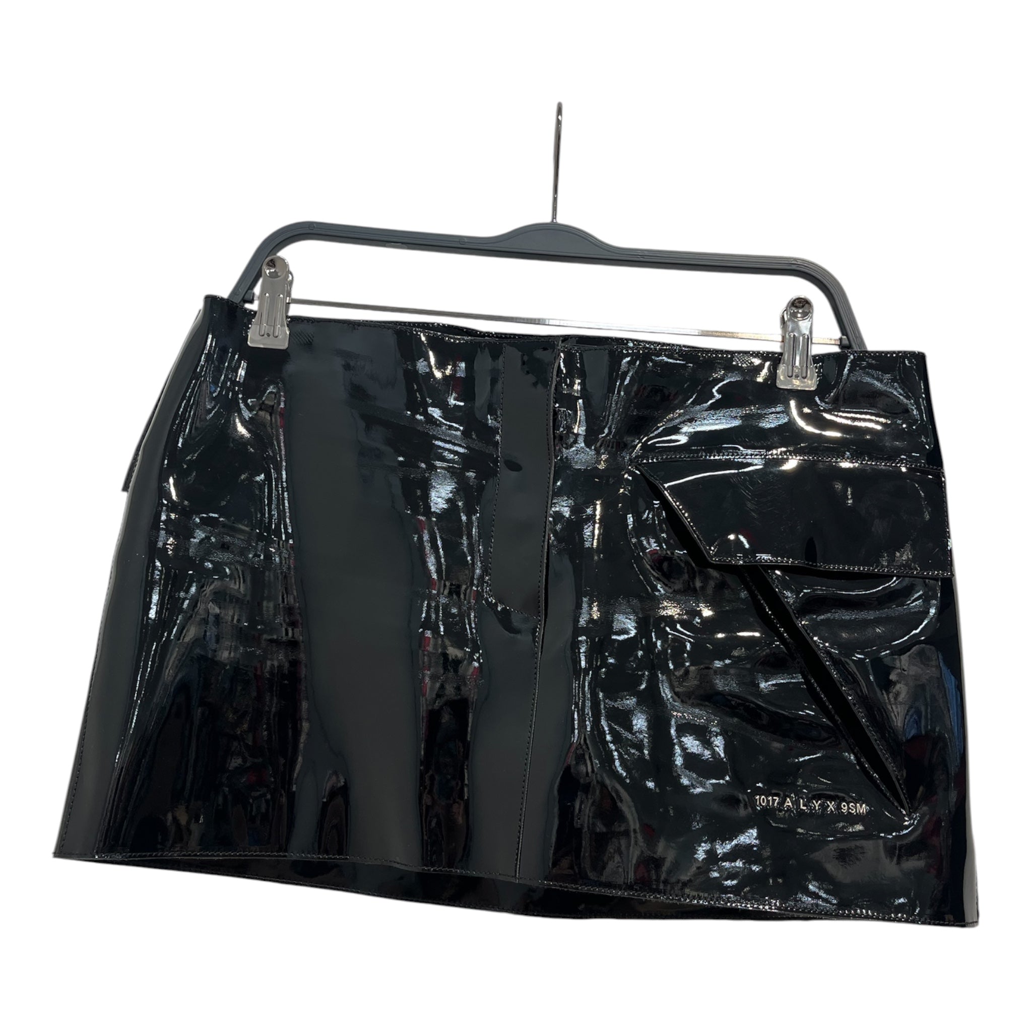 1017 ALYX 9SM(ALYX)/Skirt/42/Leather/BLK/EMBOSSED LOGO MINI view 1