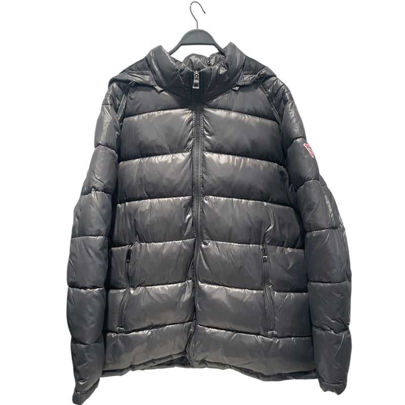 GUESS/Puffer Jkt/XXL/Nylon/GRY/