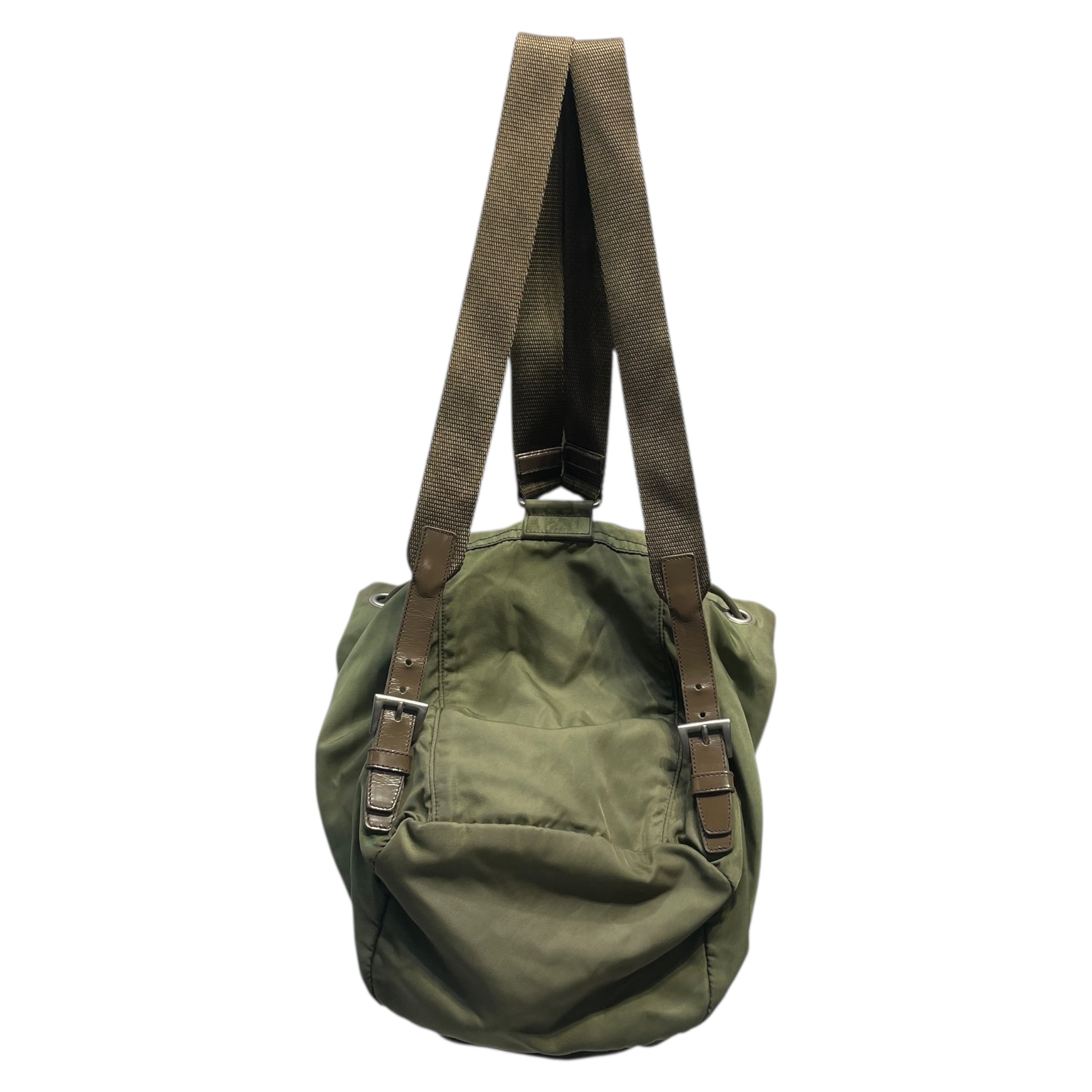 PRADA/Backpack/OS/Nylon/GRN/Mini Backpack view 2
