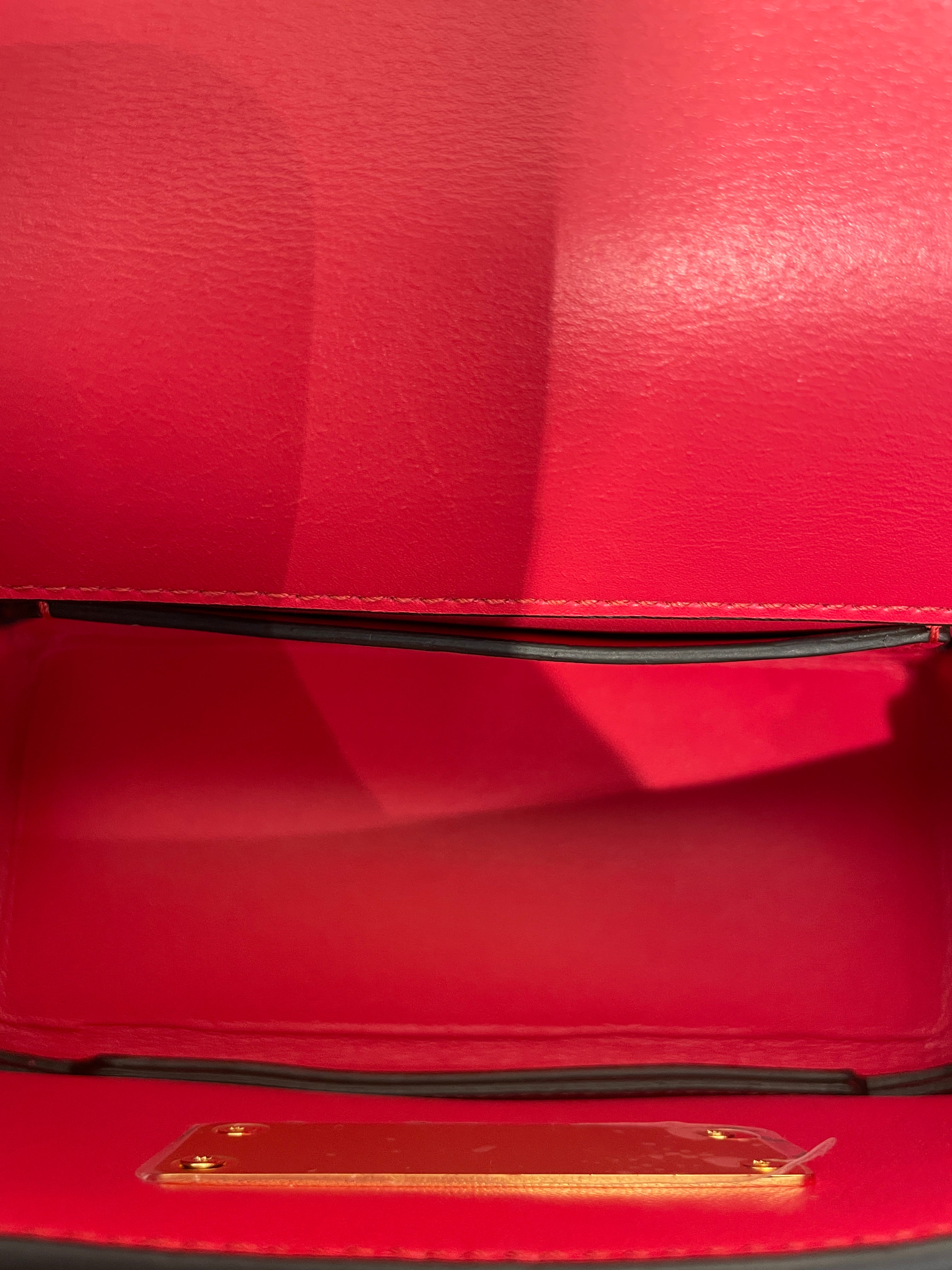 MARNI/Bag/Leather/RED/mini trunkaroo shoulder bag view 4