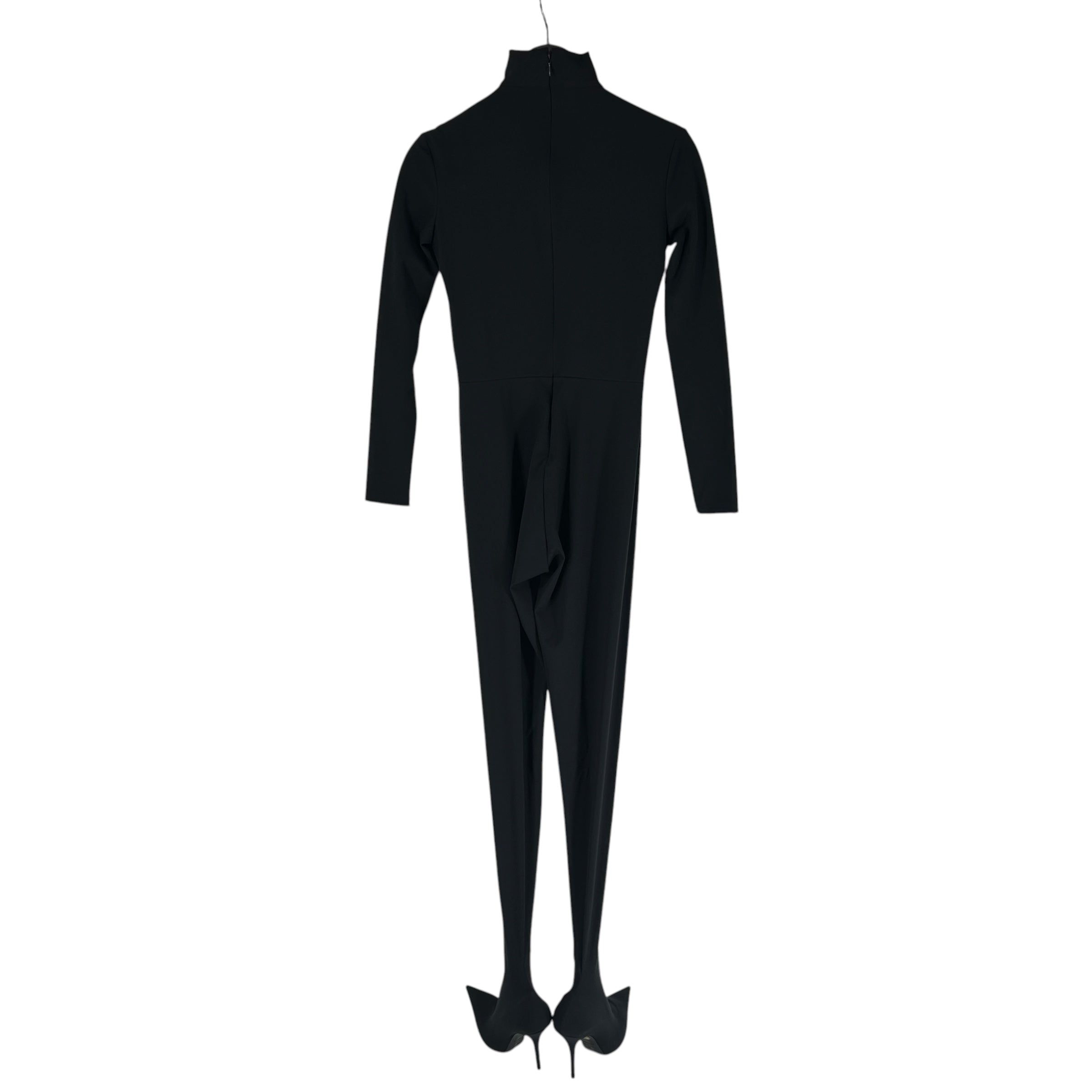 BALENCIAGA/Heels/EU 36/Cotton/BLK/FULL BODY SUIT WIT KNIFE HEELS view 2