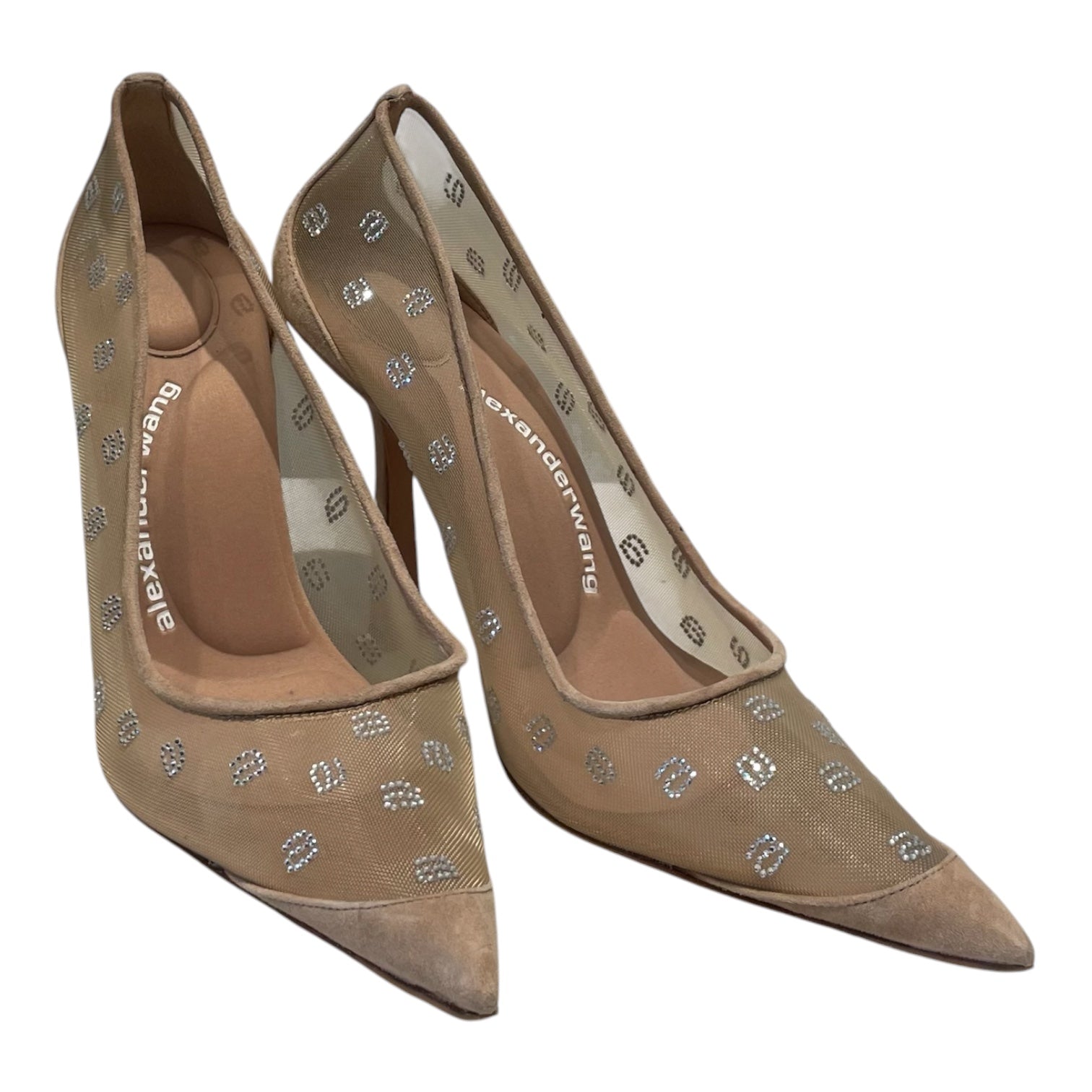 Alexander Wang/Heels/EU 39.5/BEG/Delphine Crystal Mesh view 1