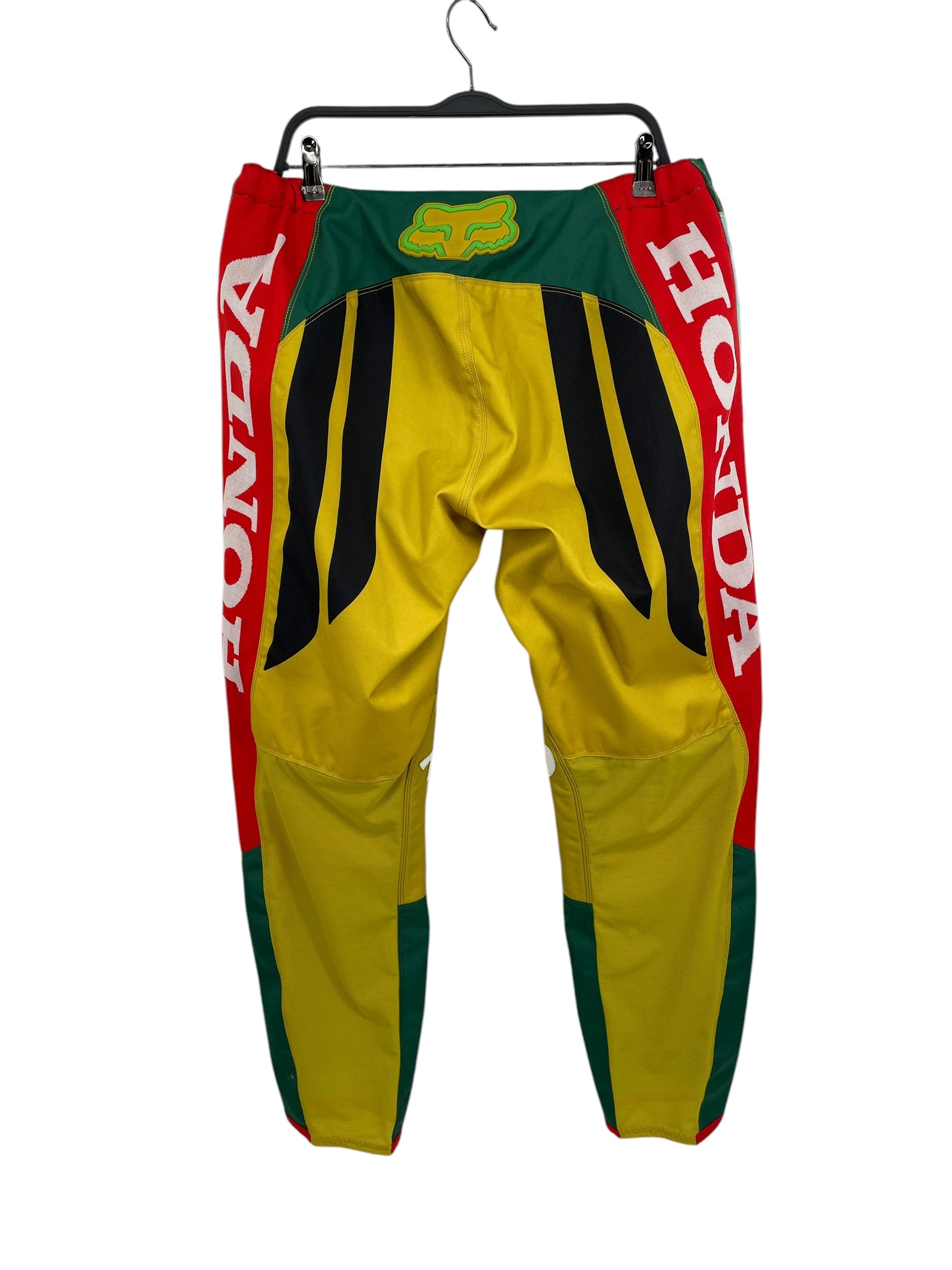 Supreme/HONDA/Pants/XL/Polyester/YEL/All Over Print/HONDA FOX RACING PANTS view 4