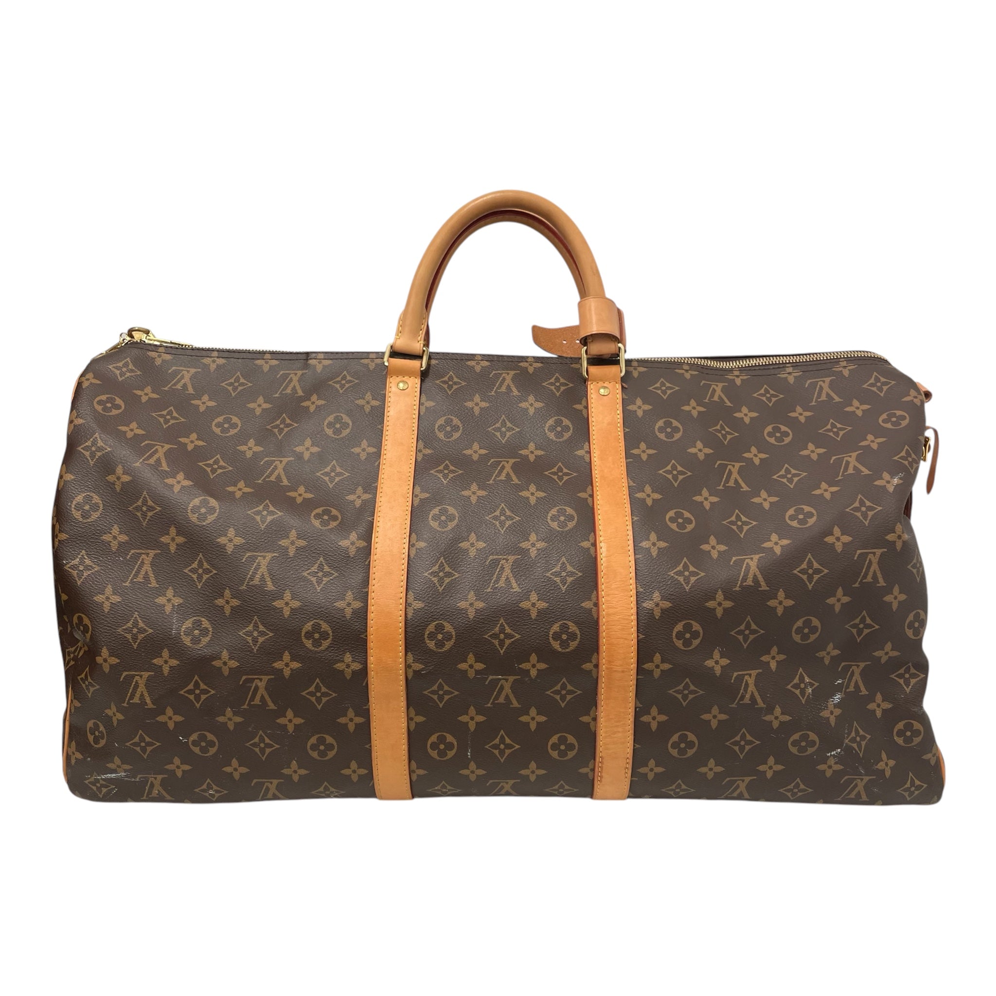 LOUIS VUITTON/Luggage/Hombre Check/Leather/BRW/Monogram Duffel view 2