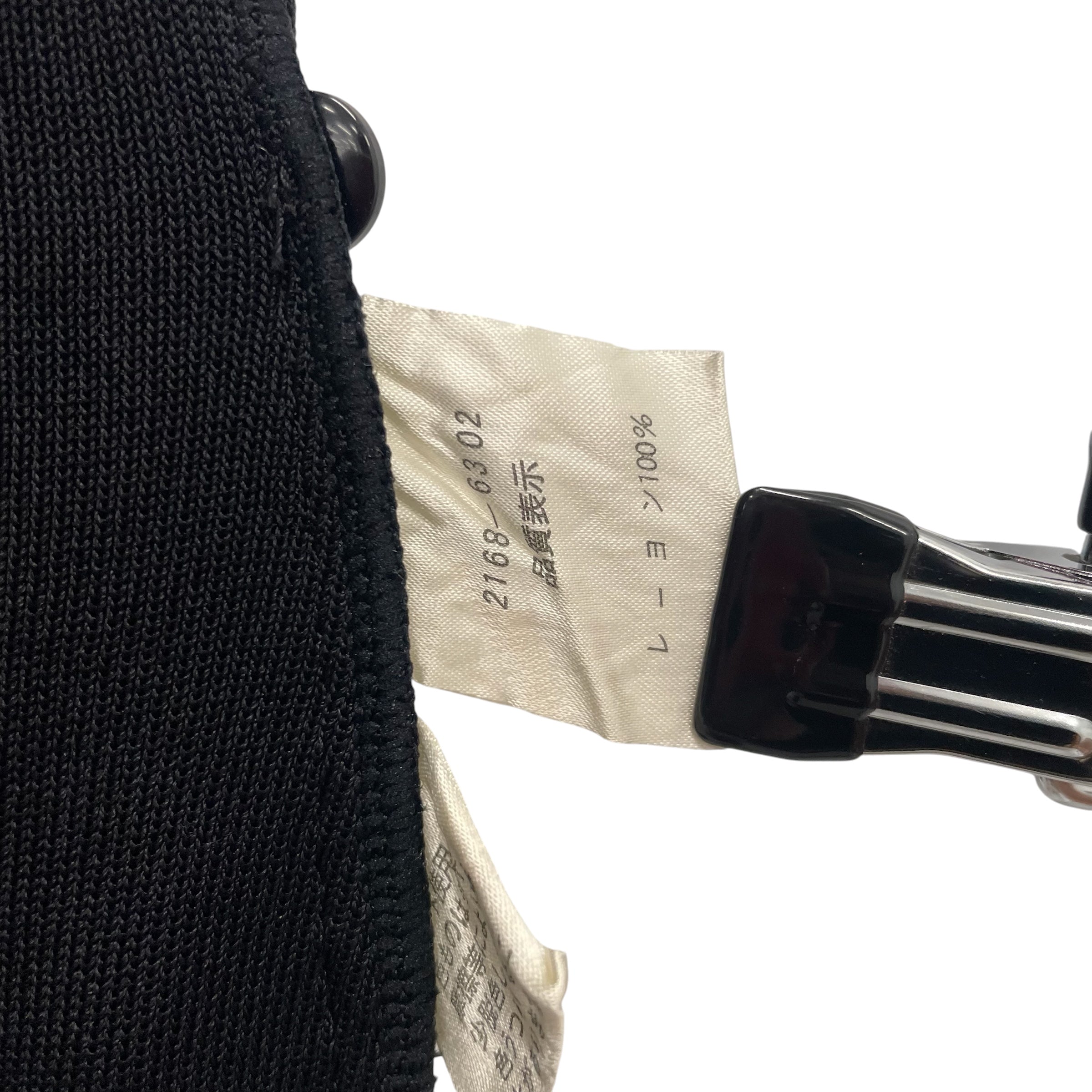BALENCIAGA/3|4S Blouse/38/Rayon/BLK/boatneck / double button view 5