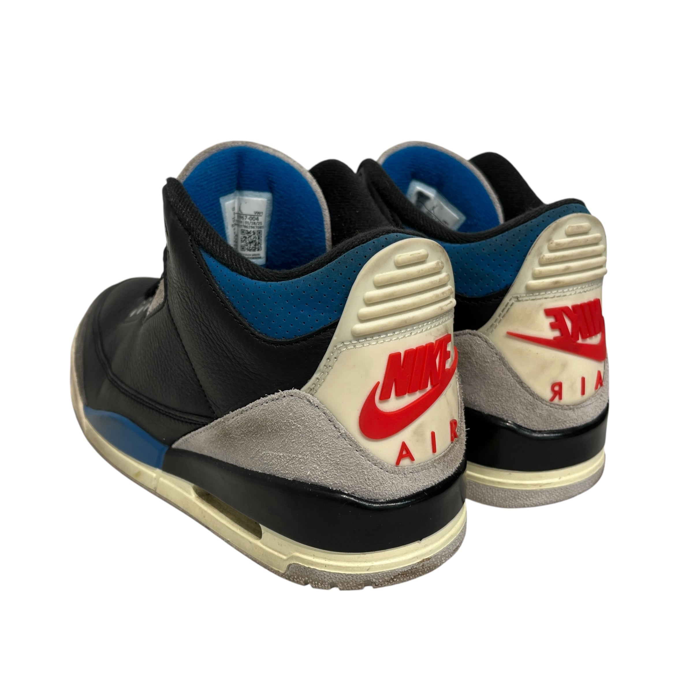 JORDAN BRAND/Hi-Sneakers/US 9/Leather/BLK/Rare Air Jordan 3 view 2