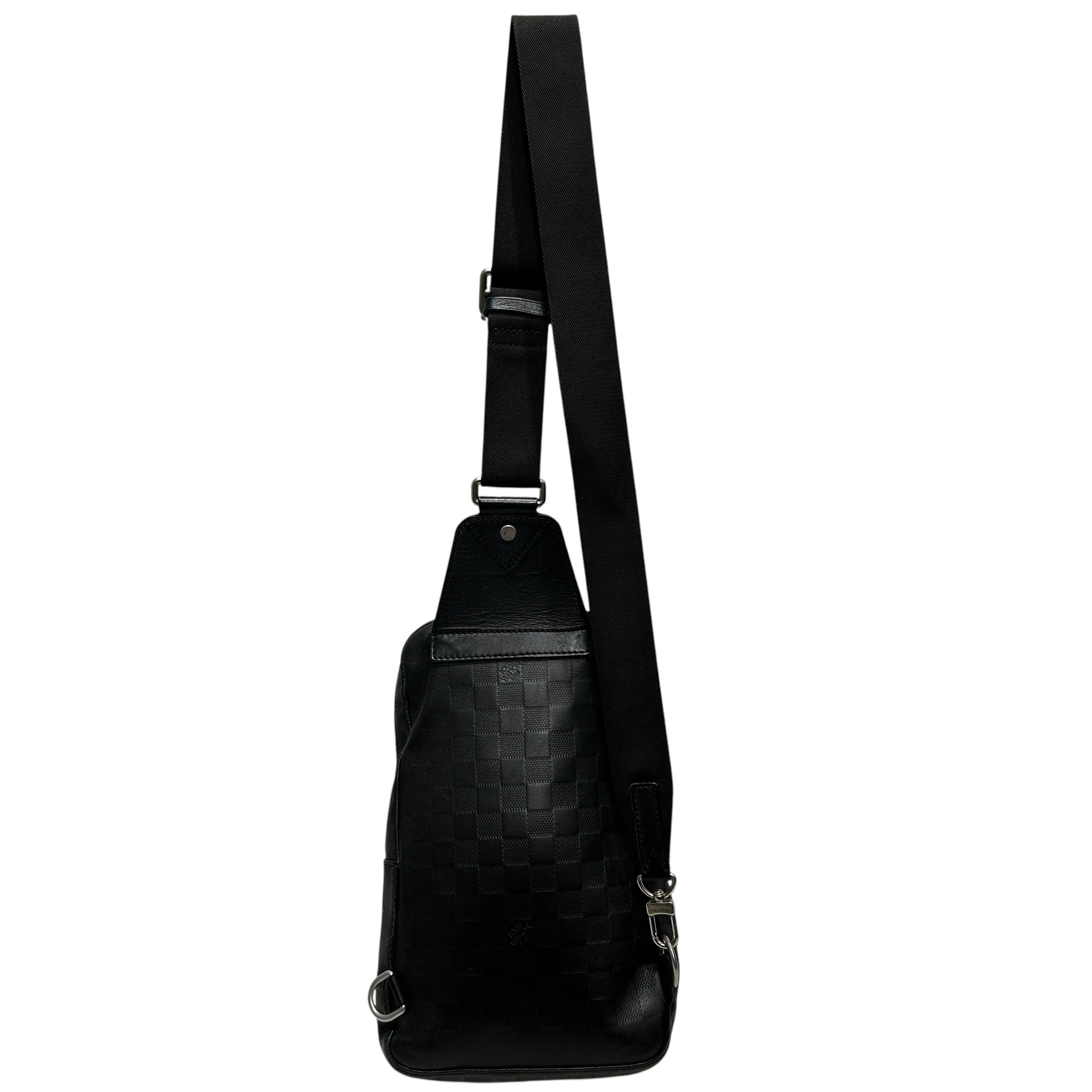 LOUIS VUITTON/Cross Body Bag/Monogram/Leather/BLK/DAMIER INFINITI AVENUE SLING view 2