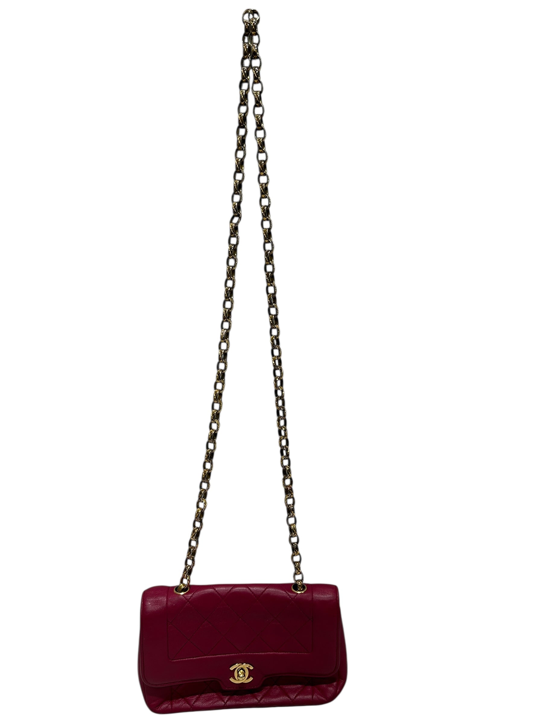 CHANEL/Cross Body Bag/Leather/PNK/ view 1