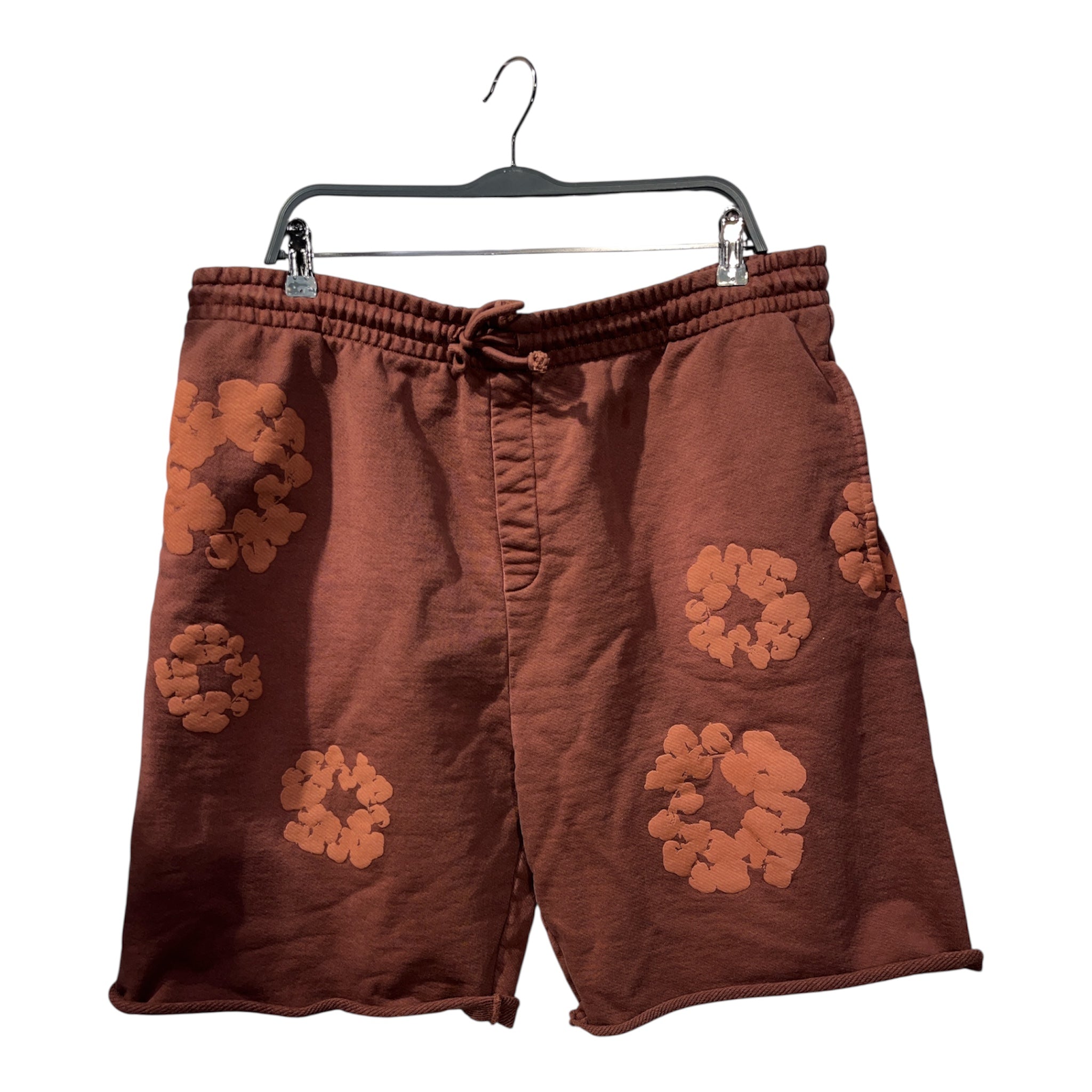 DENIM TEARS/Shorts/XXL/Cotton/BRW/Graphic/BROWN FLOWER GRAPHIC view 1