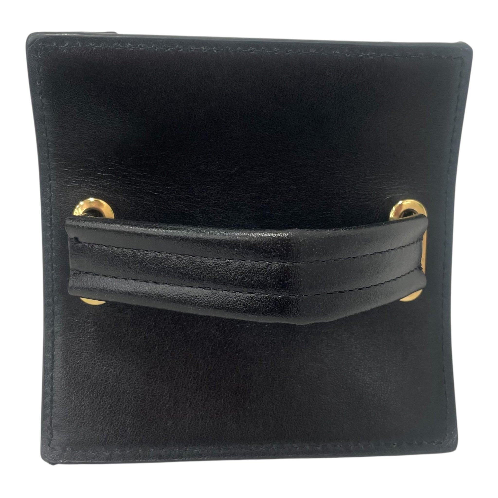Y/PROJECT/Cross Body Bag/Leather/BLK/Gold accent view 4