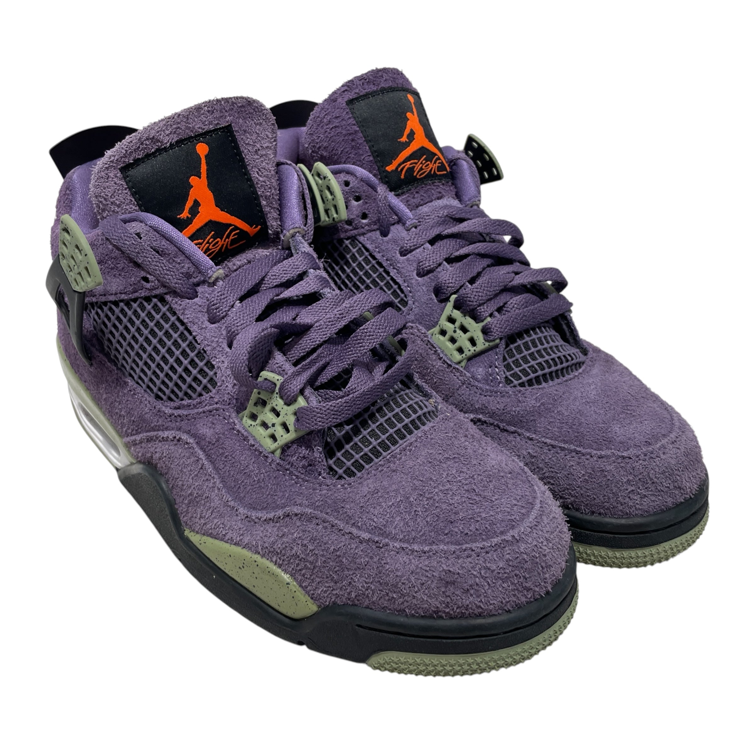 JORDAN BRAND/Low-Sneakers/US 11/Suede/PPL/AIR JORDAN 4 RETRO PURPLE view 1