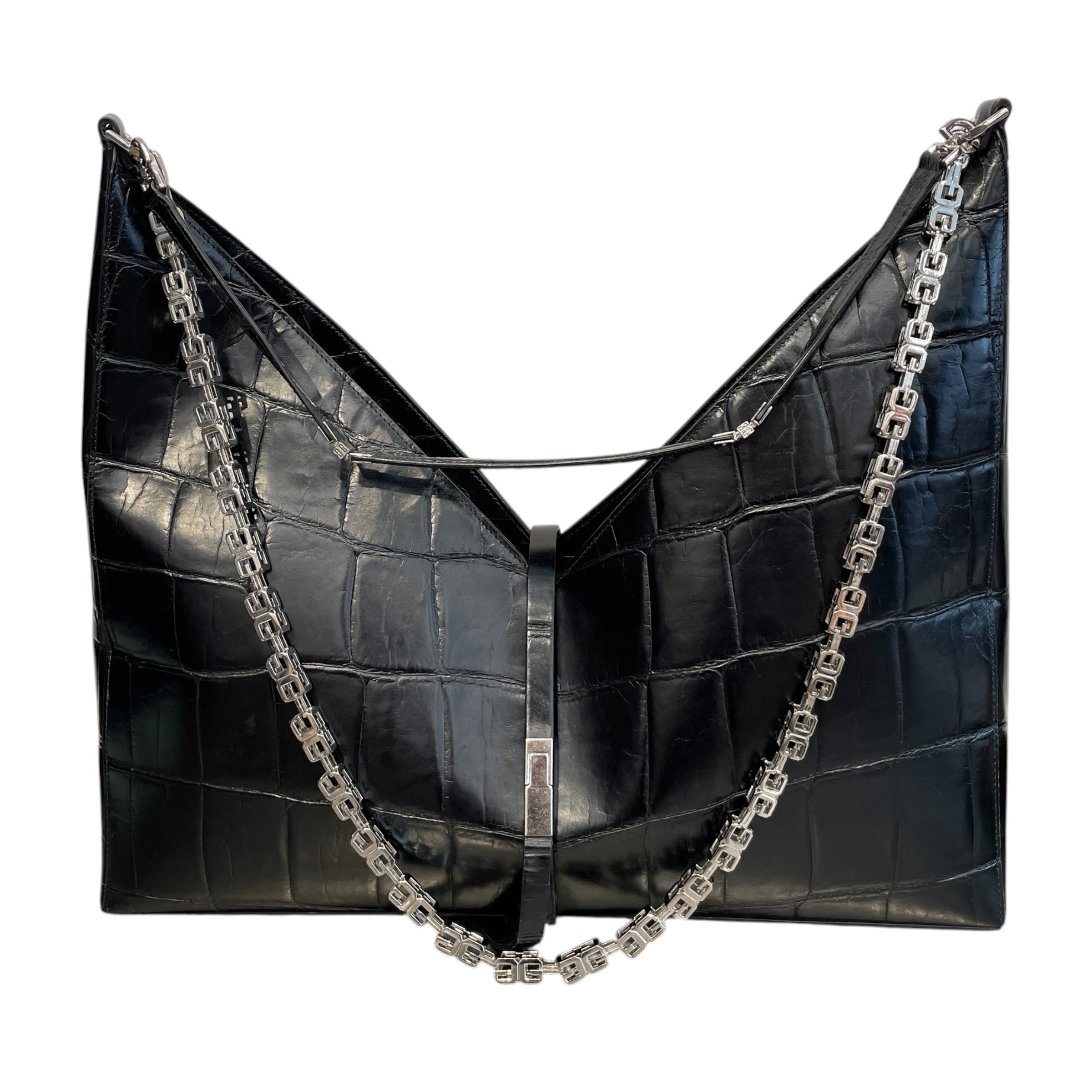 GIVENCHY/Bag/Leather/BLK/CROC CUT OUT BAG view 1