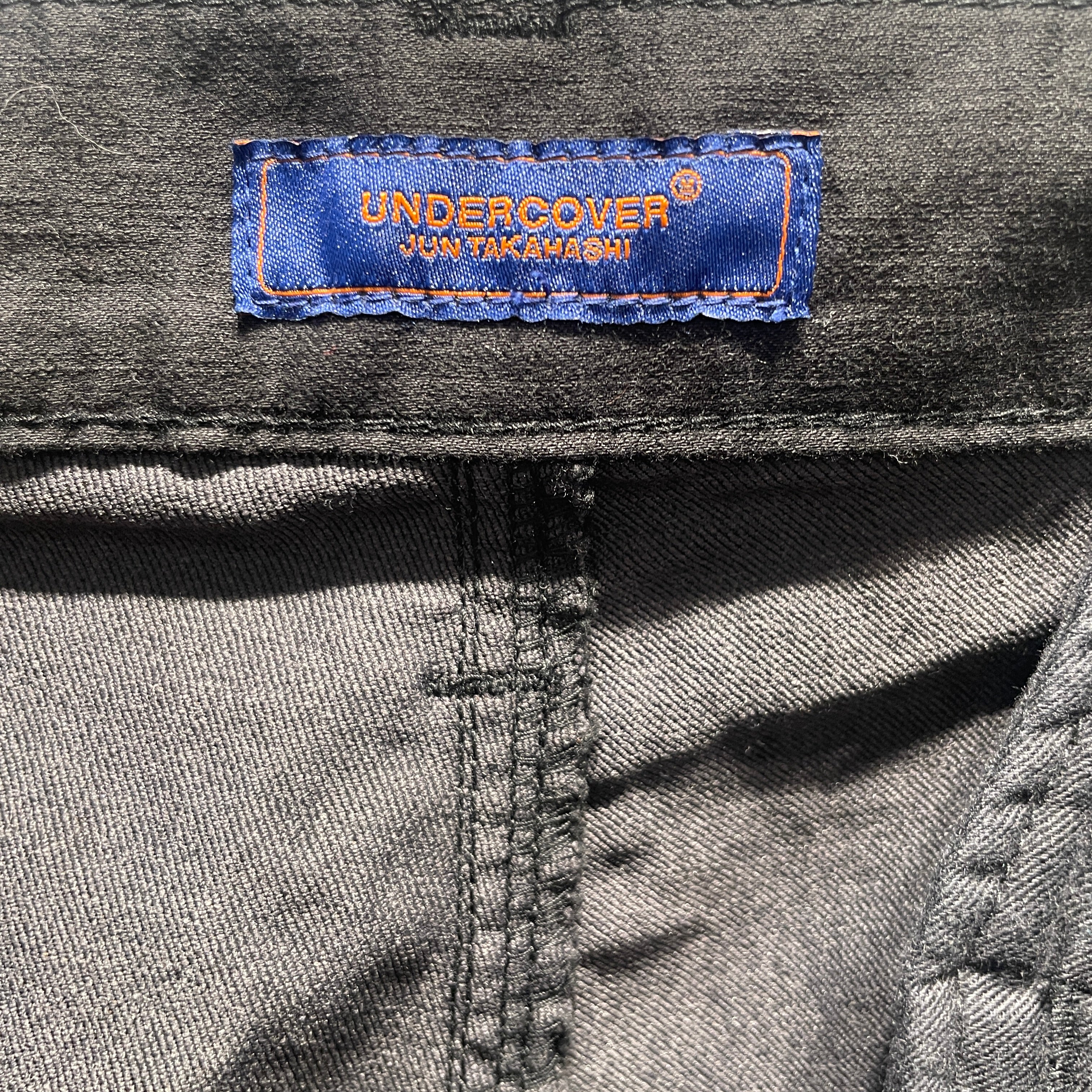 UNDERCOVER/Skinny Pants/32/Cotton/BLK/ view 3