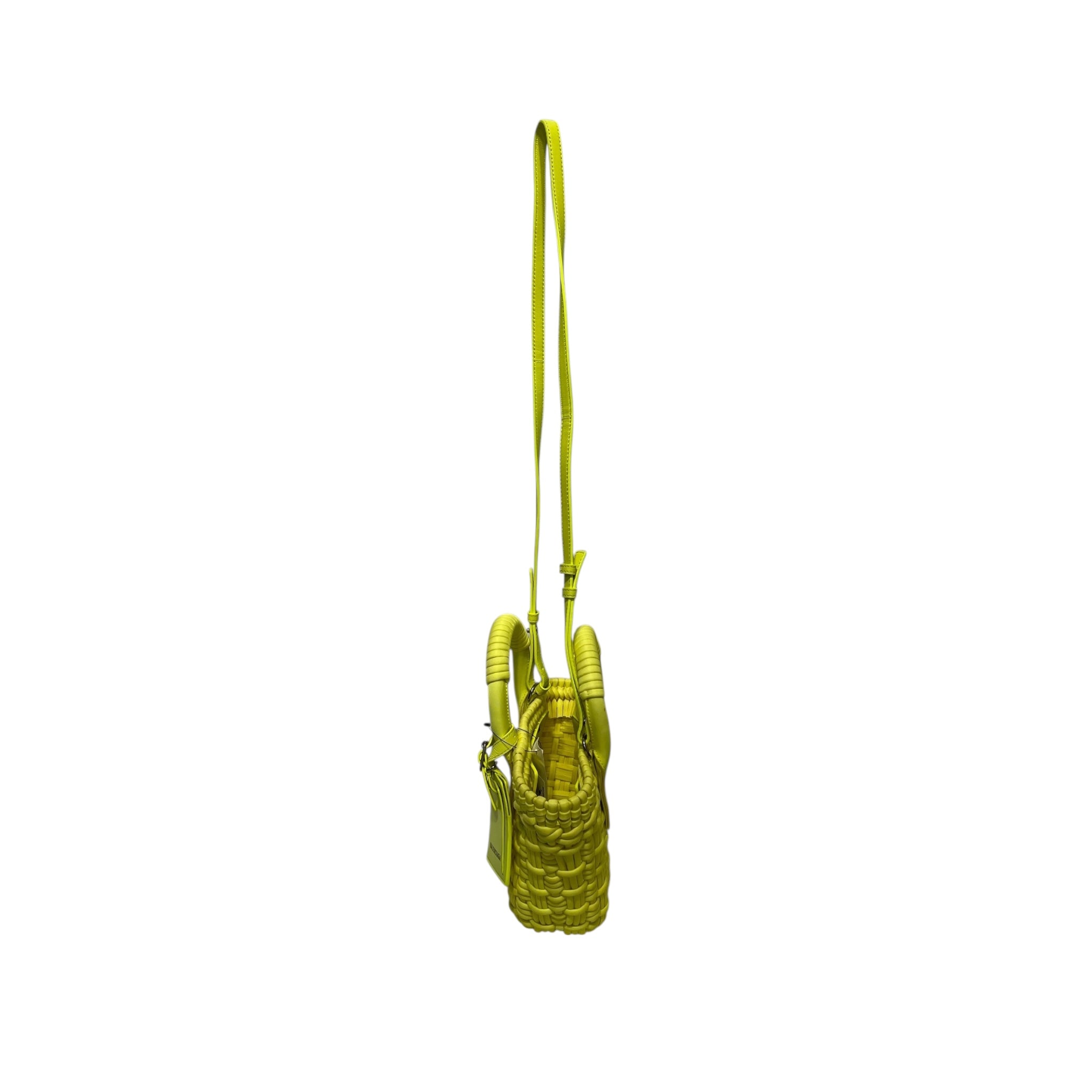 BALENCIAGA/Hand Bag/OS/Acrylic/YEL/FLUO YELLOW BISTRO HANDBAG view 2