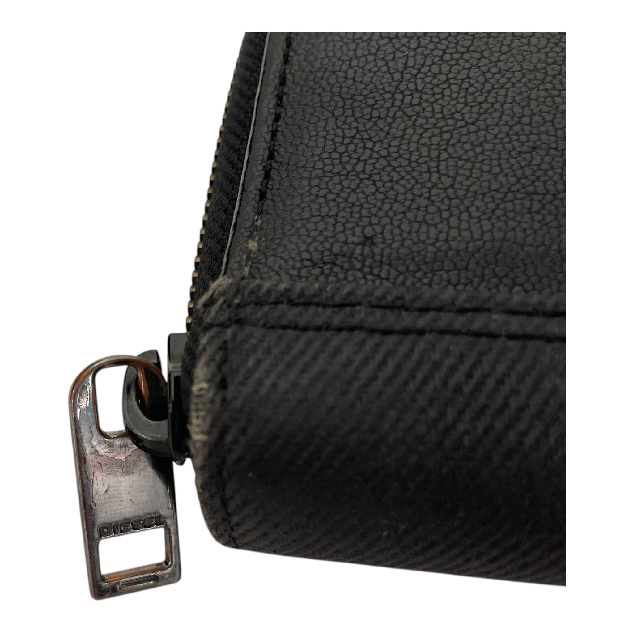 DIESEL/Long Wallet/Leather/BLK/ZIP WALLET view 5