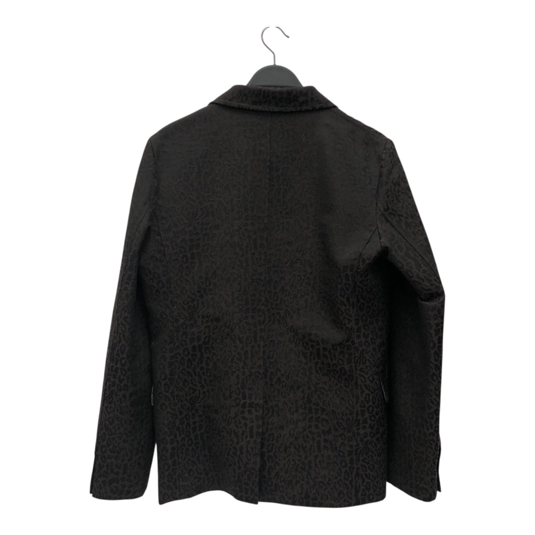 RAF SIMONS/Jacket/2/Wool/BRW/Leopard/ view 2