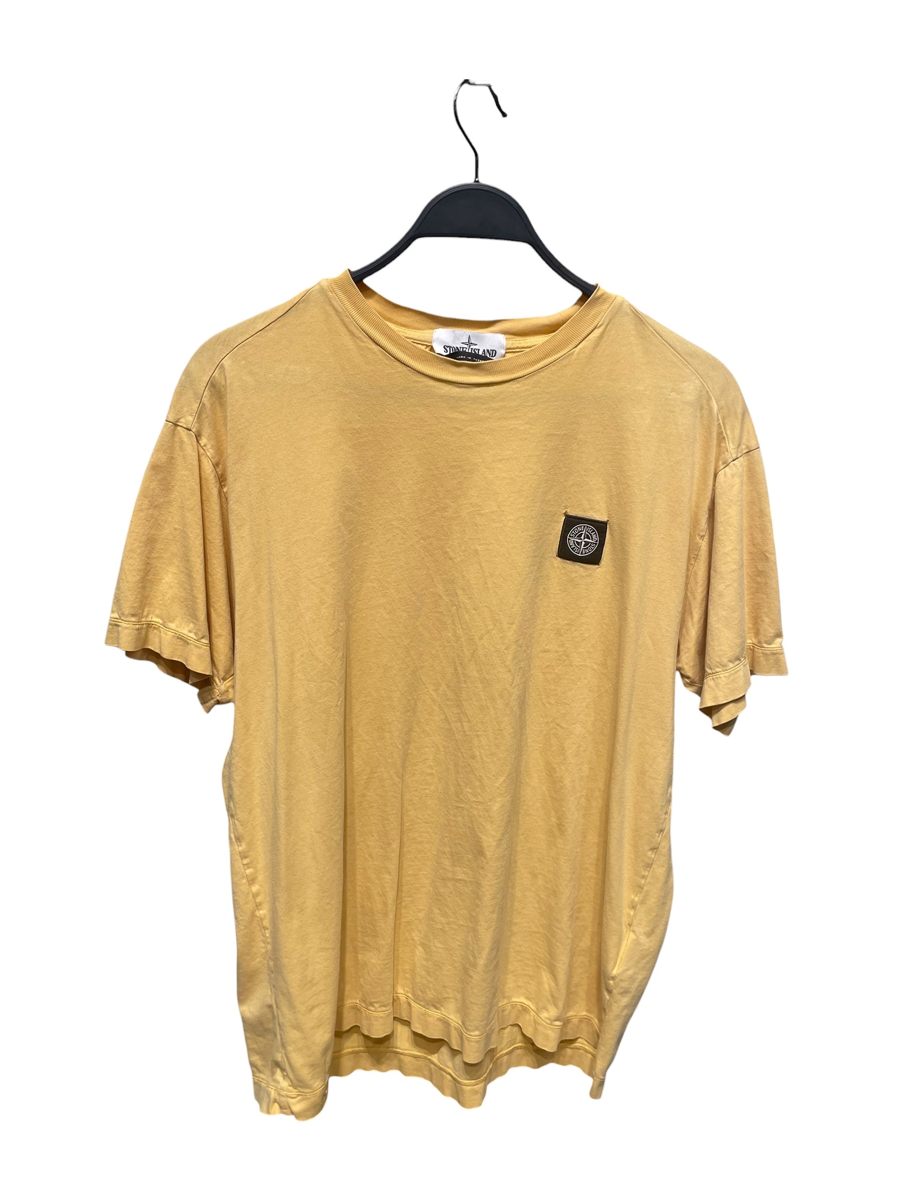 STONE ISLAND/T-Shirt/XL/Cotton/YEL/ view 1