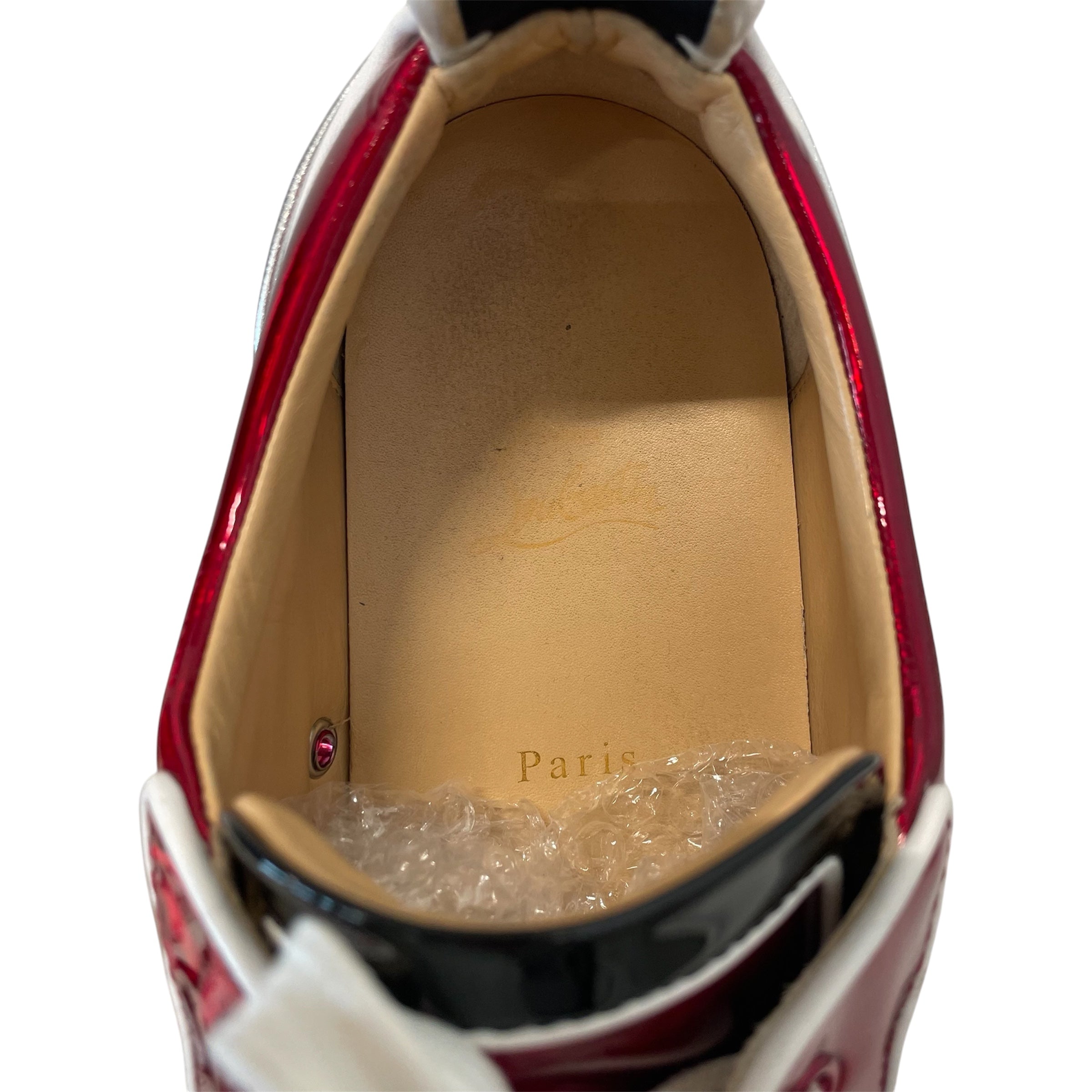 Christian Louboutin/Low-Sneakers/US 13/Cotton/RED/ view 5