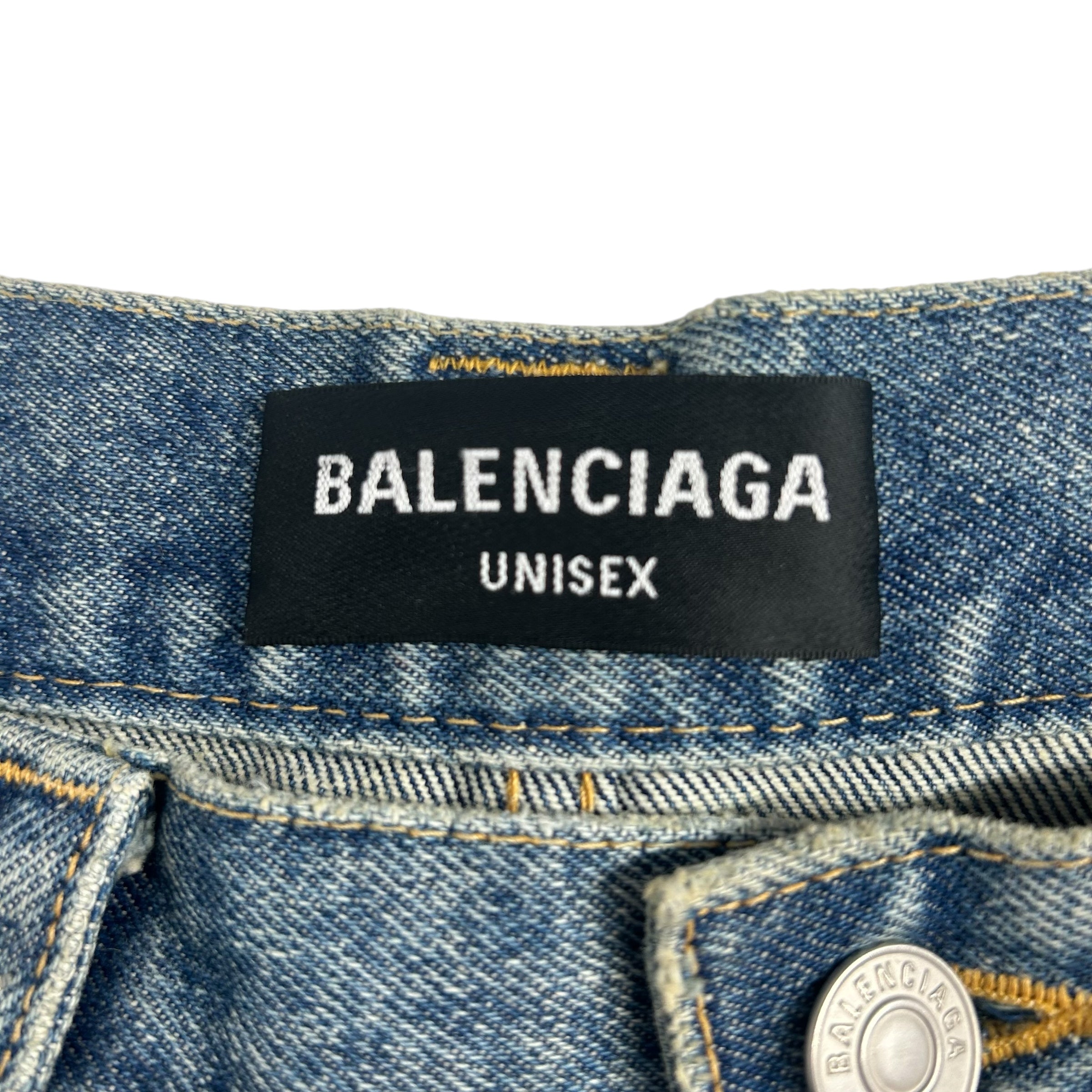 BALENCIAGA/Cargo Pants/29/Denim/BLU/JP57 2021 01097 view 3