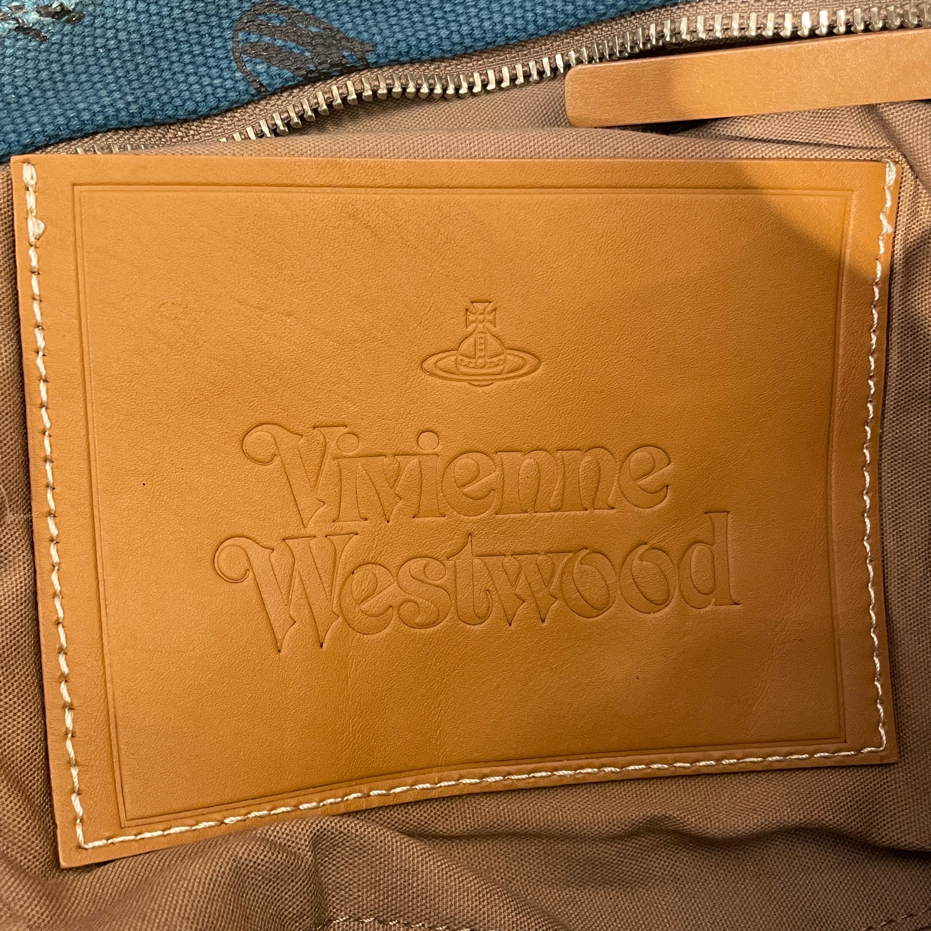 Vivienne Westwood/Tote Bag/All Over Print/BLU/ROOSTER view 3
