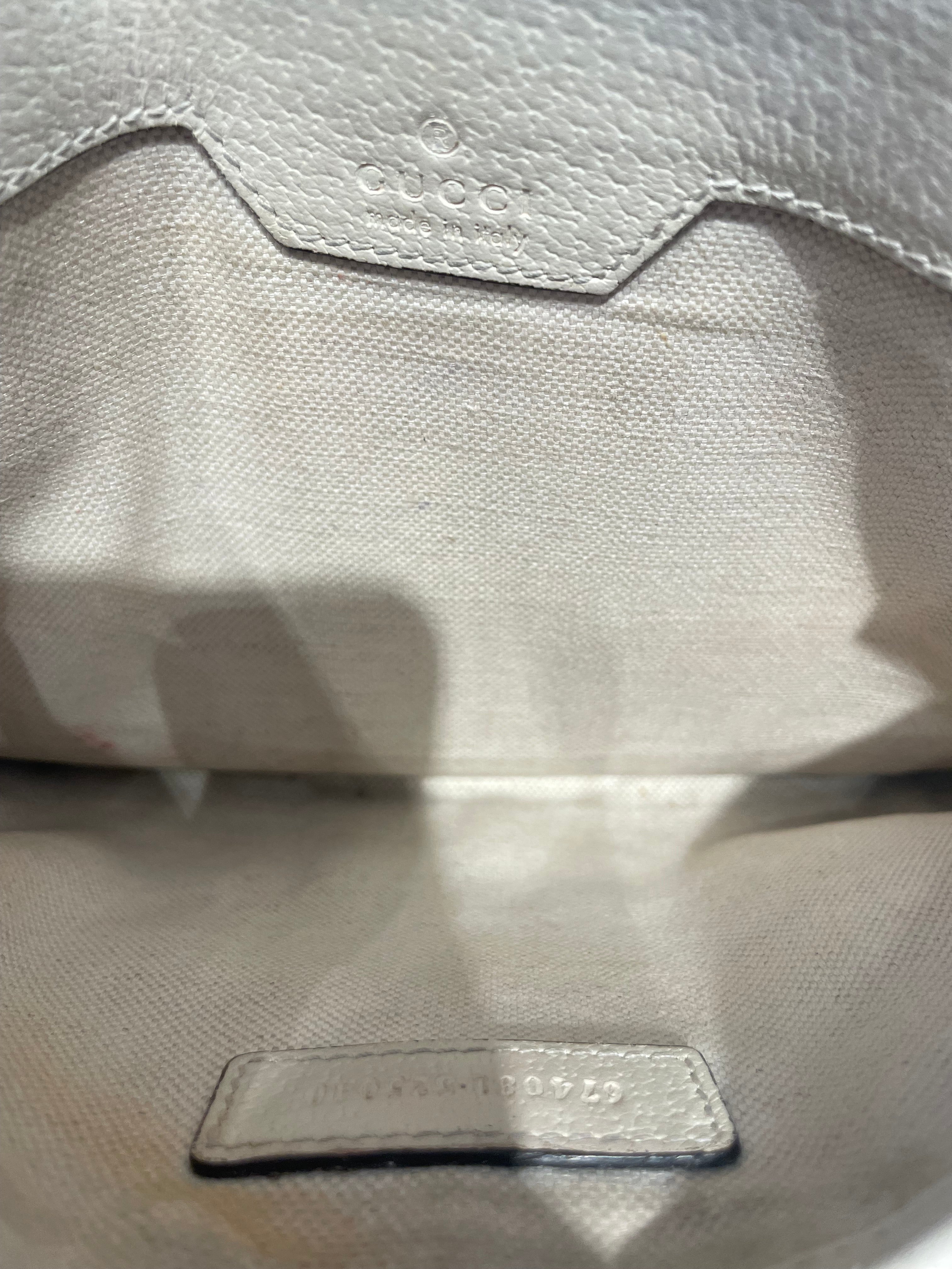 GUCCI/Bag/Monogram/Leather/WHT/ophidia GG belt bag view 2