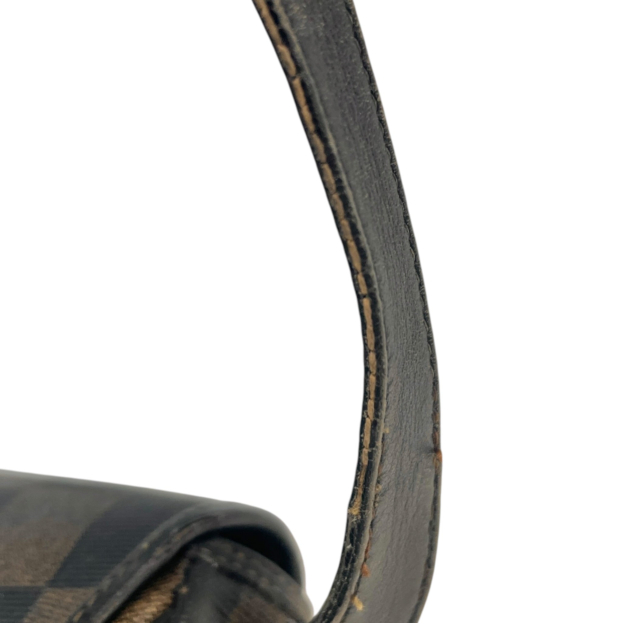FENDI/Hand Bag/Plaid/Leather/BRW/Vintage Checker Shoulder Bag view 7