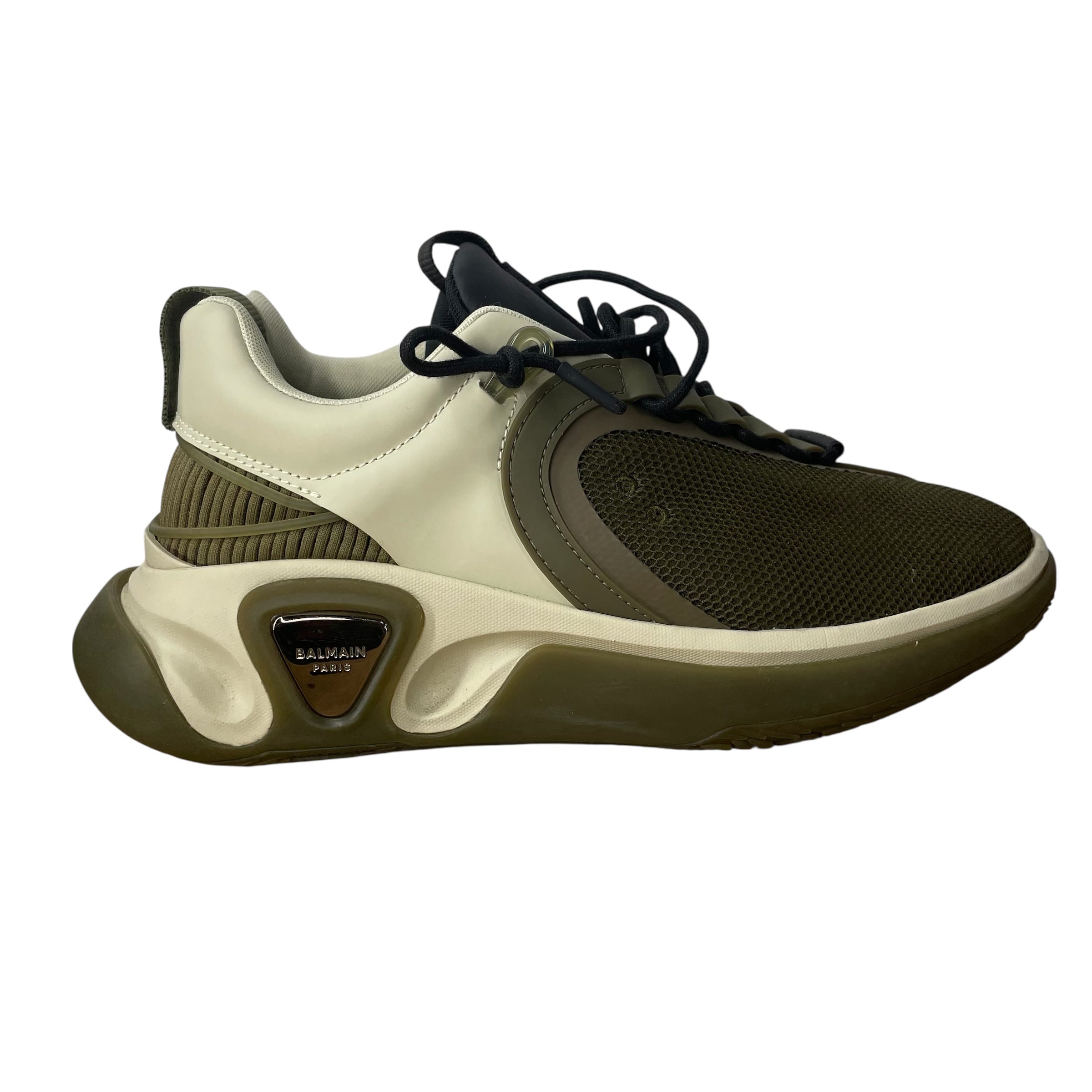 BALMAIN/Low-Sneakers/US 10/Polyester/GRN/Mesh B-runner view 5