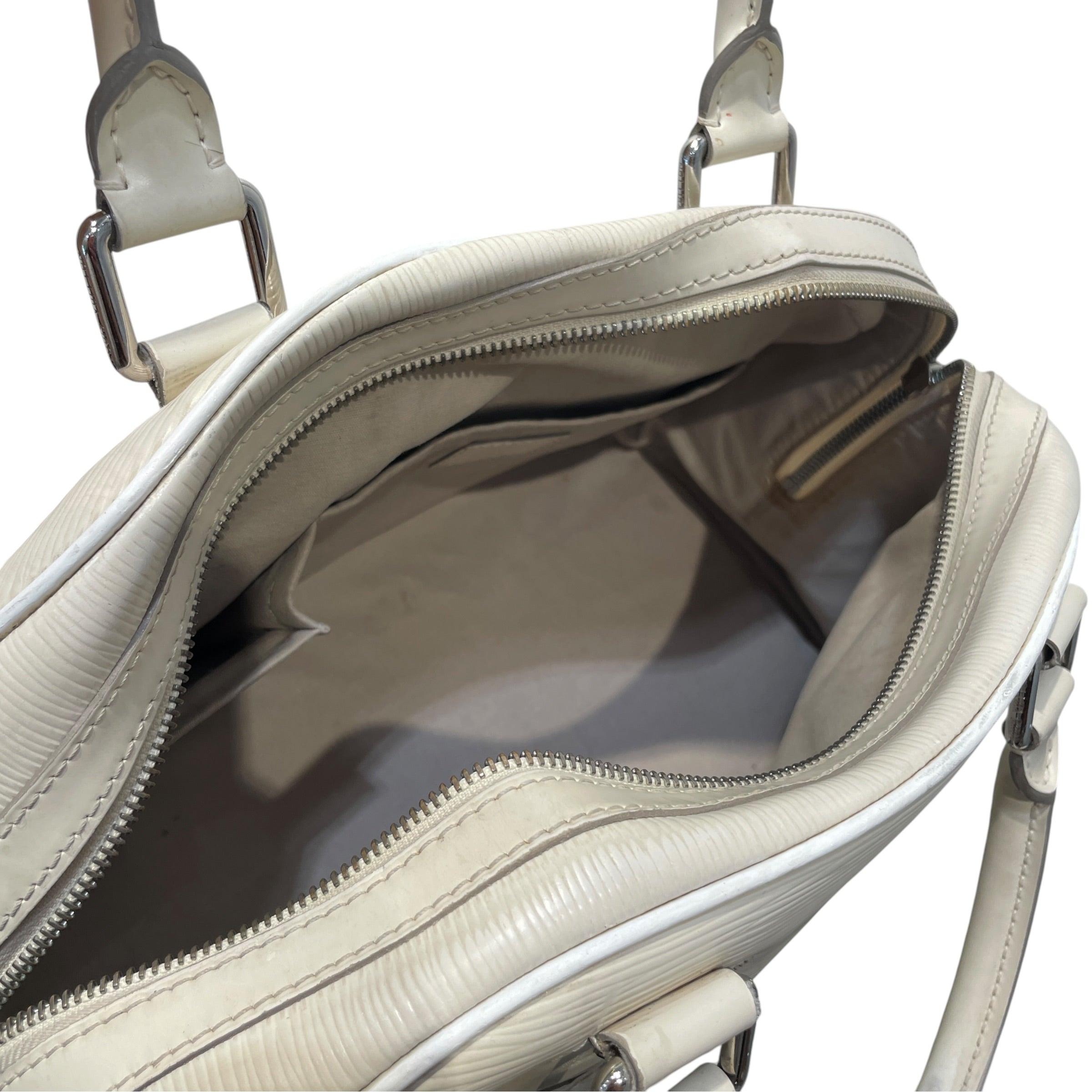 LOUIS VUITTON/Hand Bag/Leather/CRM/Epi Bowling Montaigne PM Bag view 6