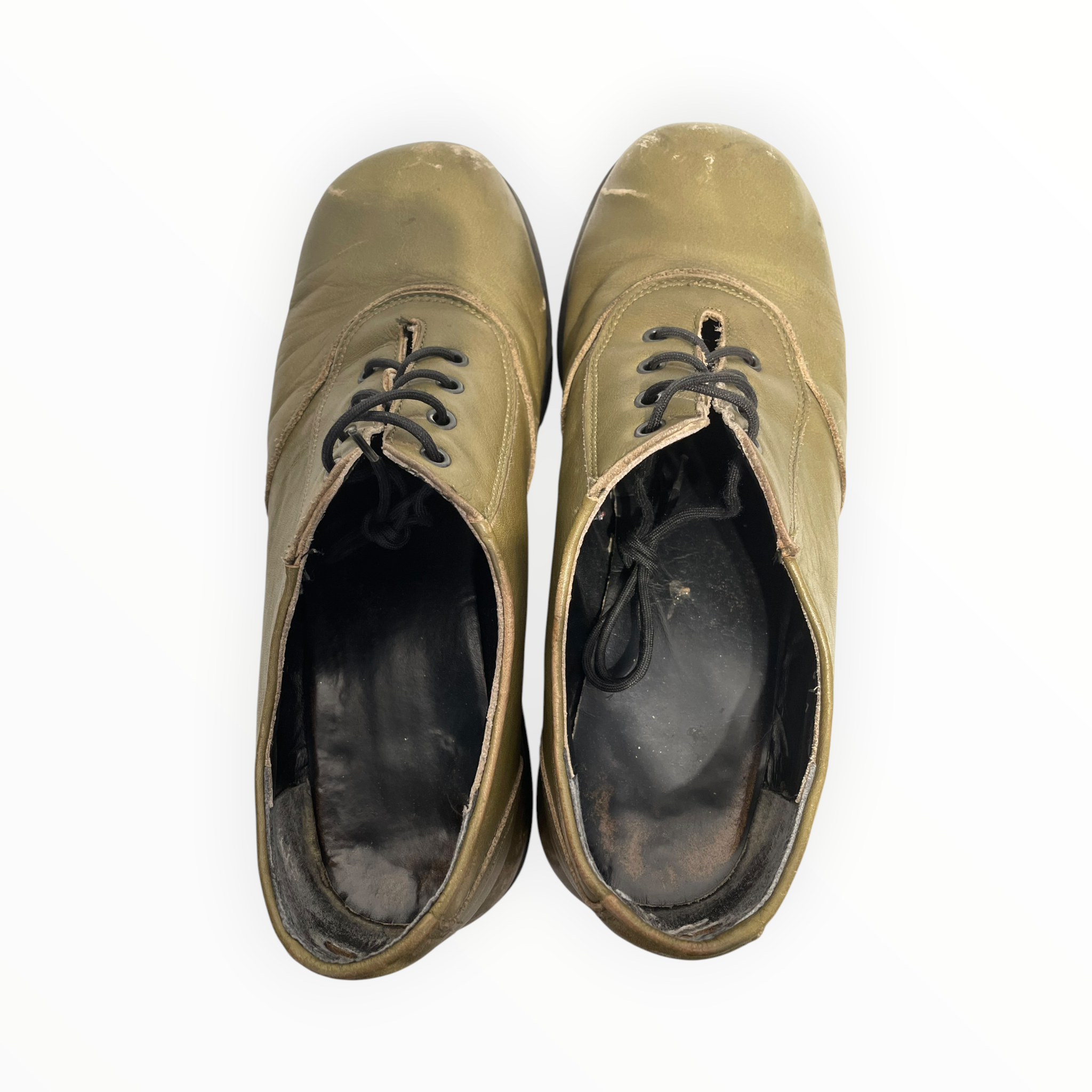 JOHN FLUEVOG/Shoes/US 8/Leather/GRN/SQUARE TOE SHOES view 3